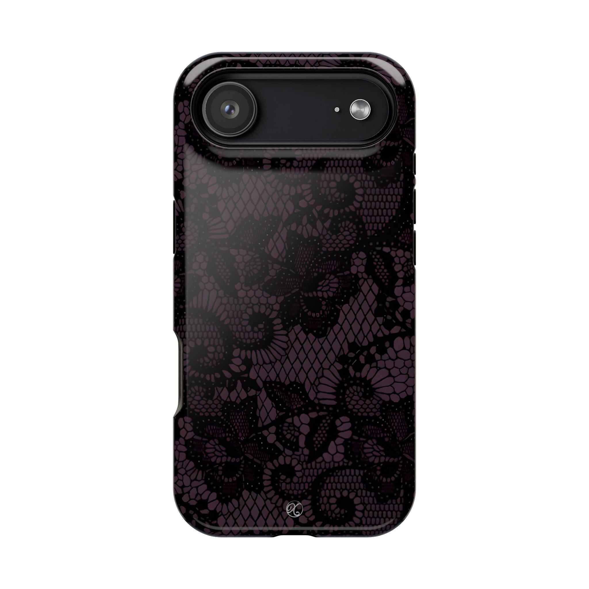 Purple Lace Noir Impact-Resistant Phone Case