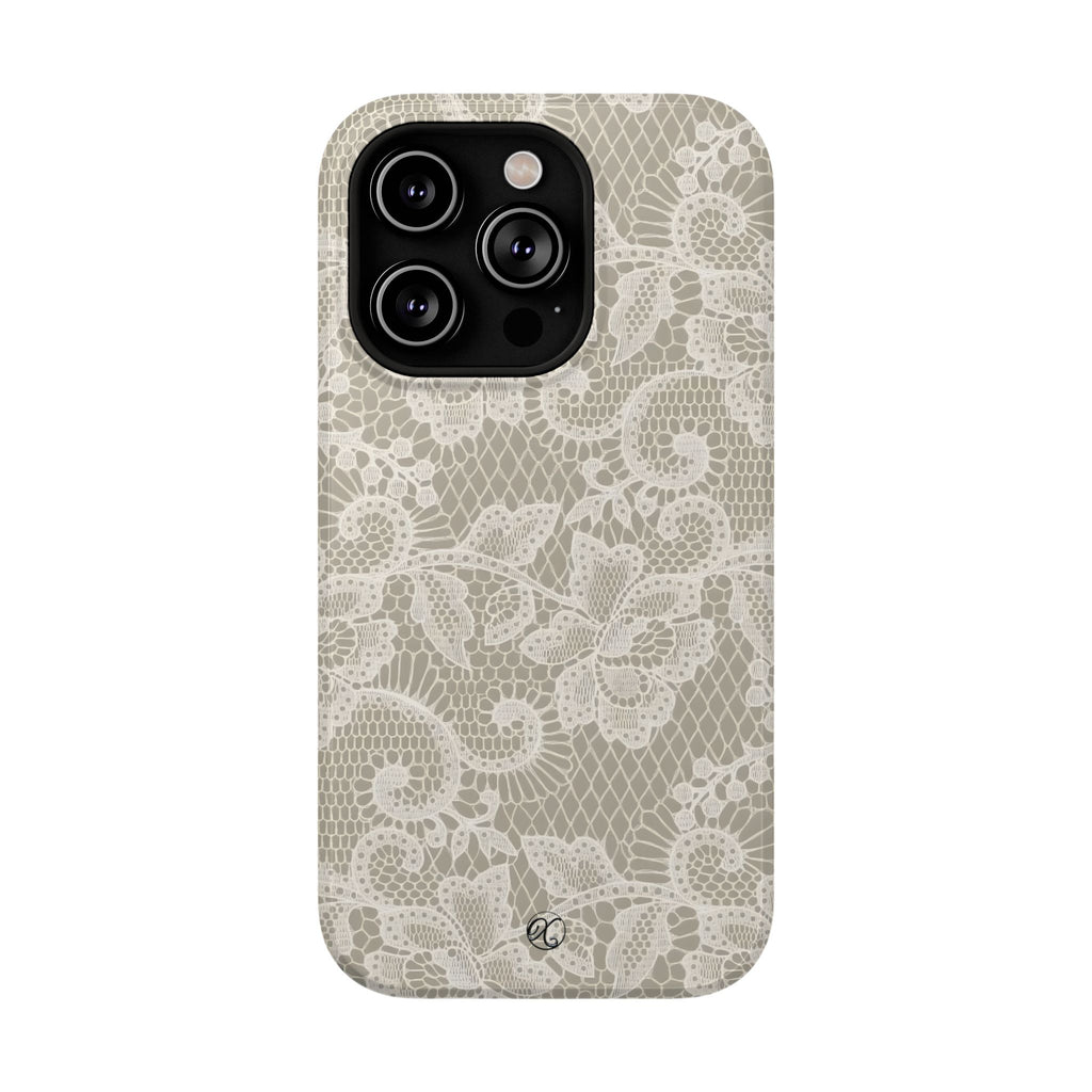 Lace Floral Impact-Resistant Phone Case