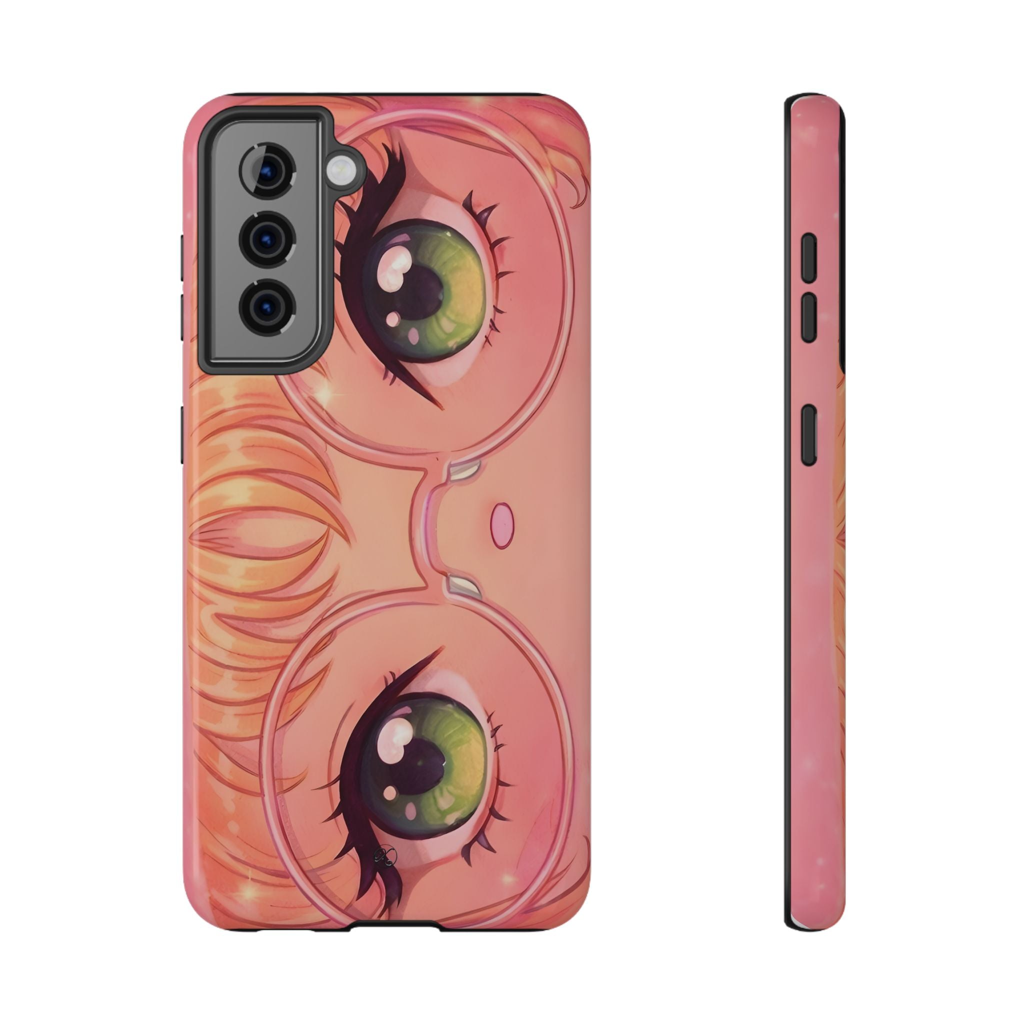 Green Eyed Girl Impact-Resistant Phone Case