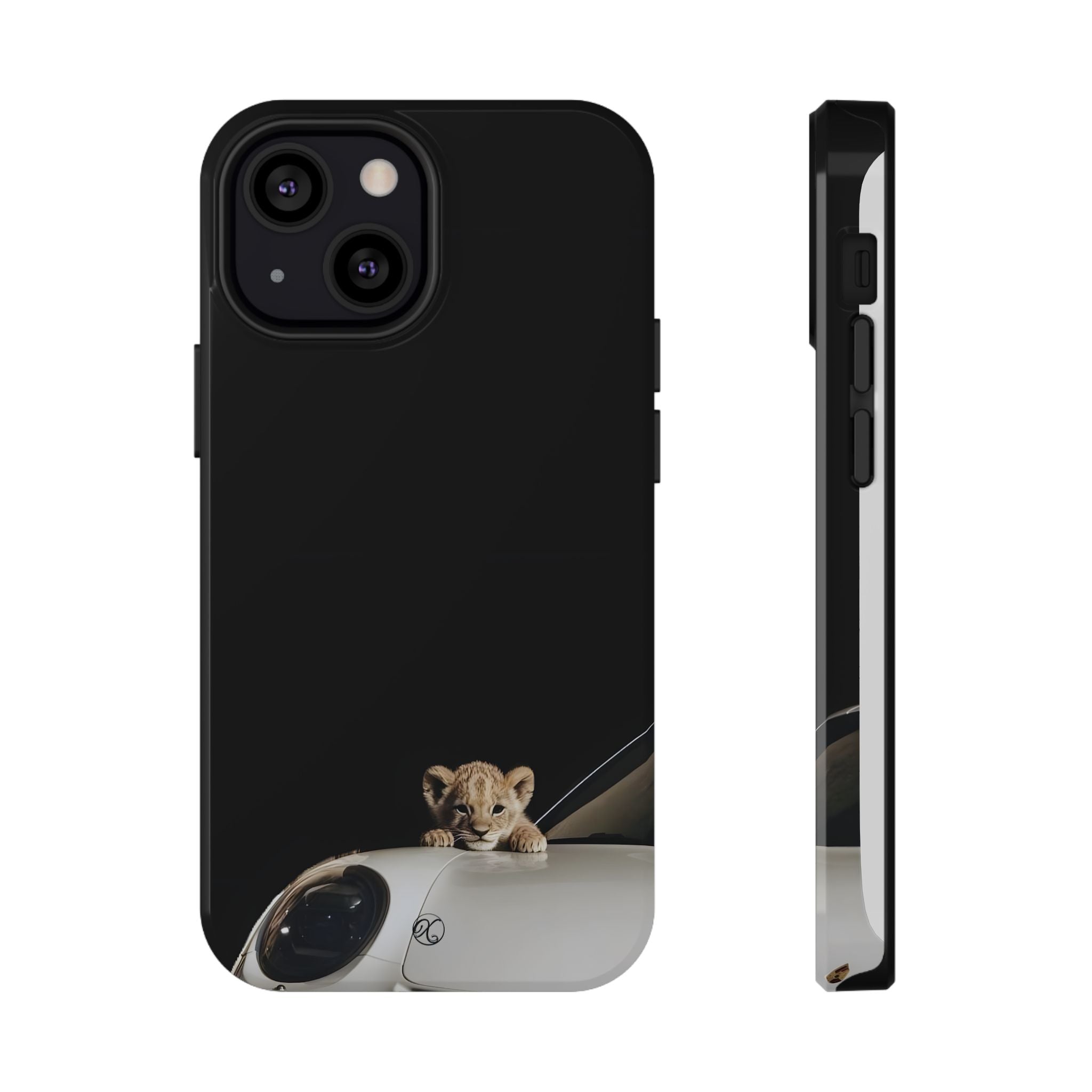 Leopard Car Impact Resistant Phone Case— Protective Slim Shockproof Cover