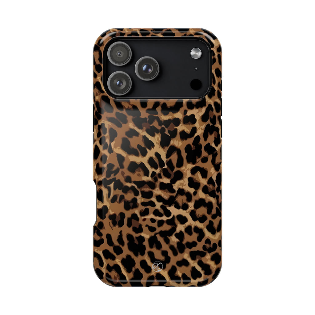 Leopard Print Impact-Resistant Phone Case