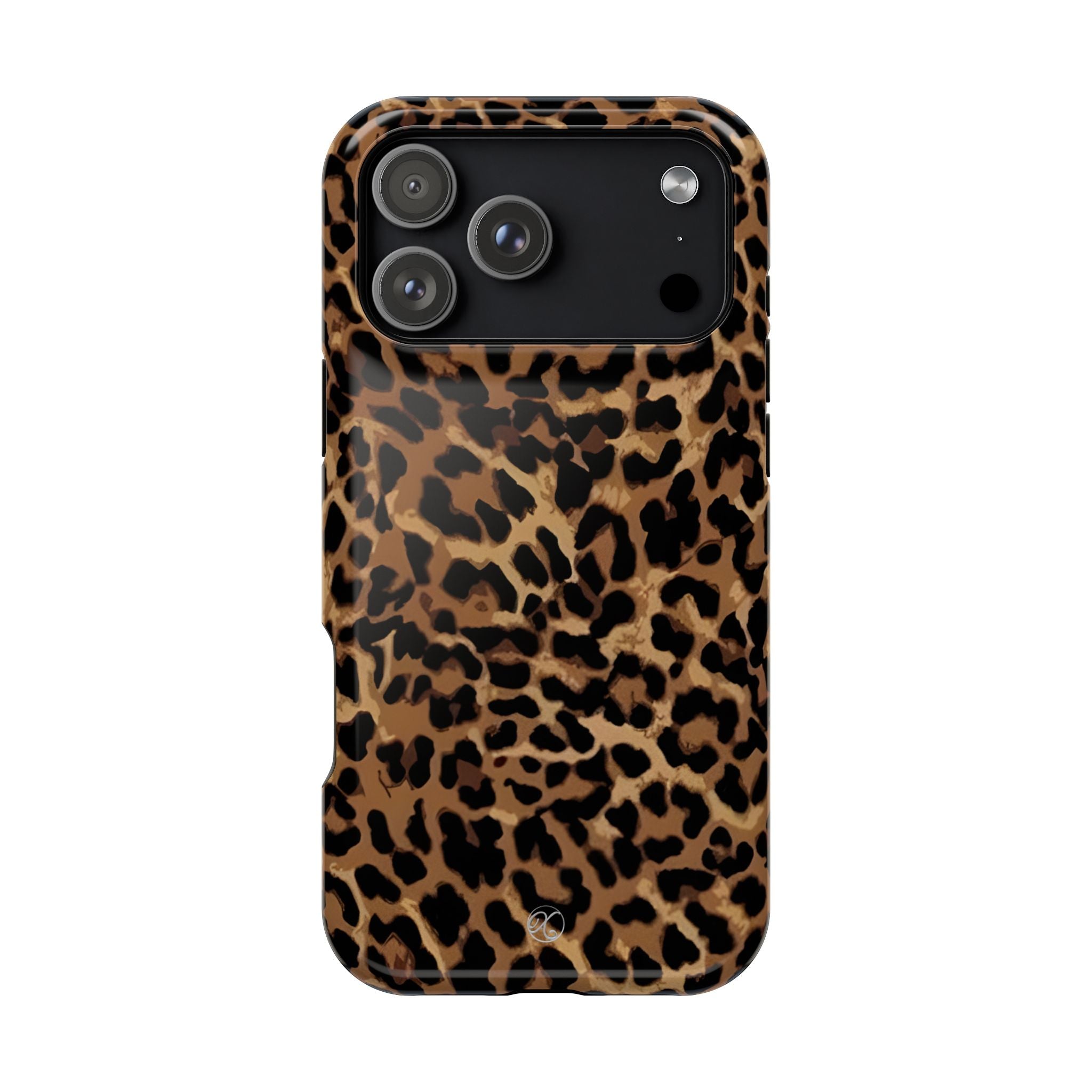 Leopard Print Impact-Resistant Phone Case