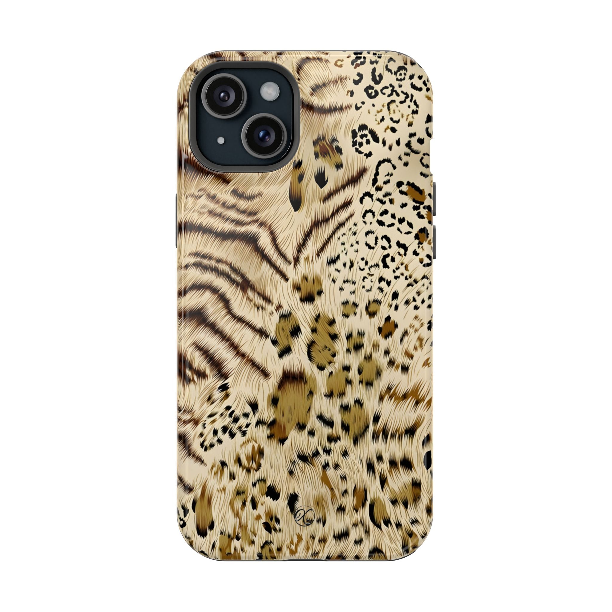 Leopard Print Impact-Resistant Phone Case — Animal Print Protection