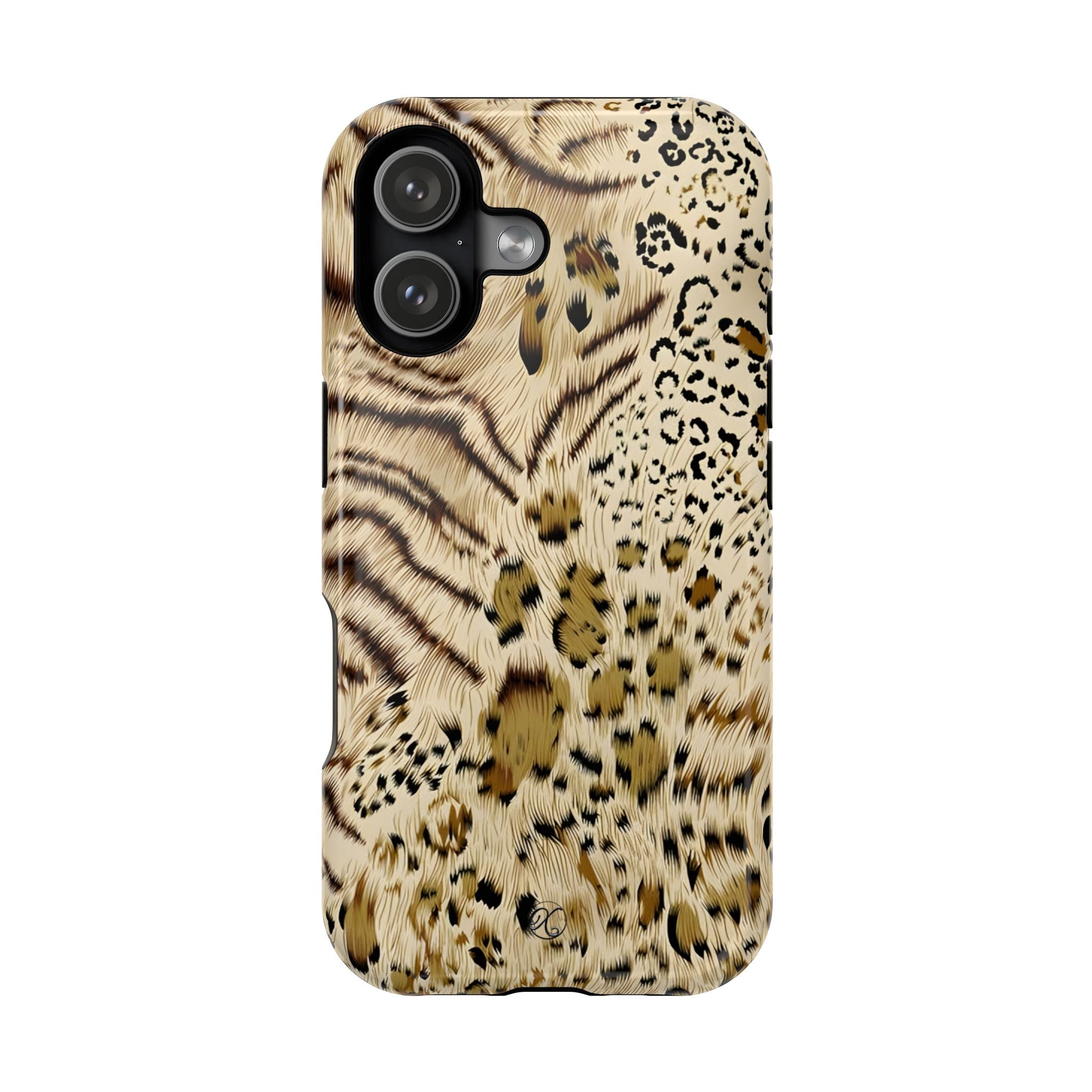 Leopard Print Impact-Resistant Phone Case — Animal Print Protection