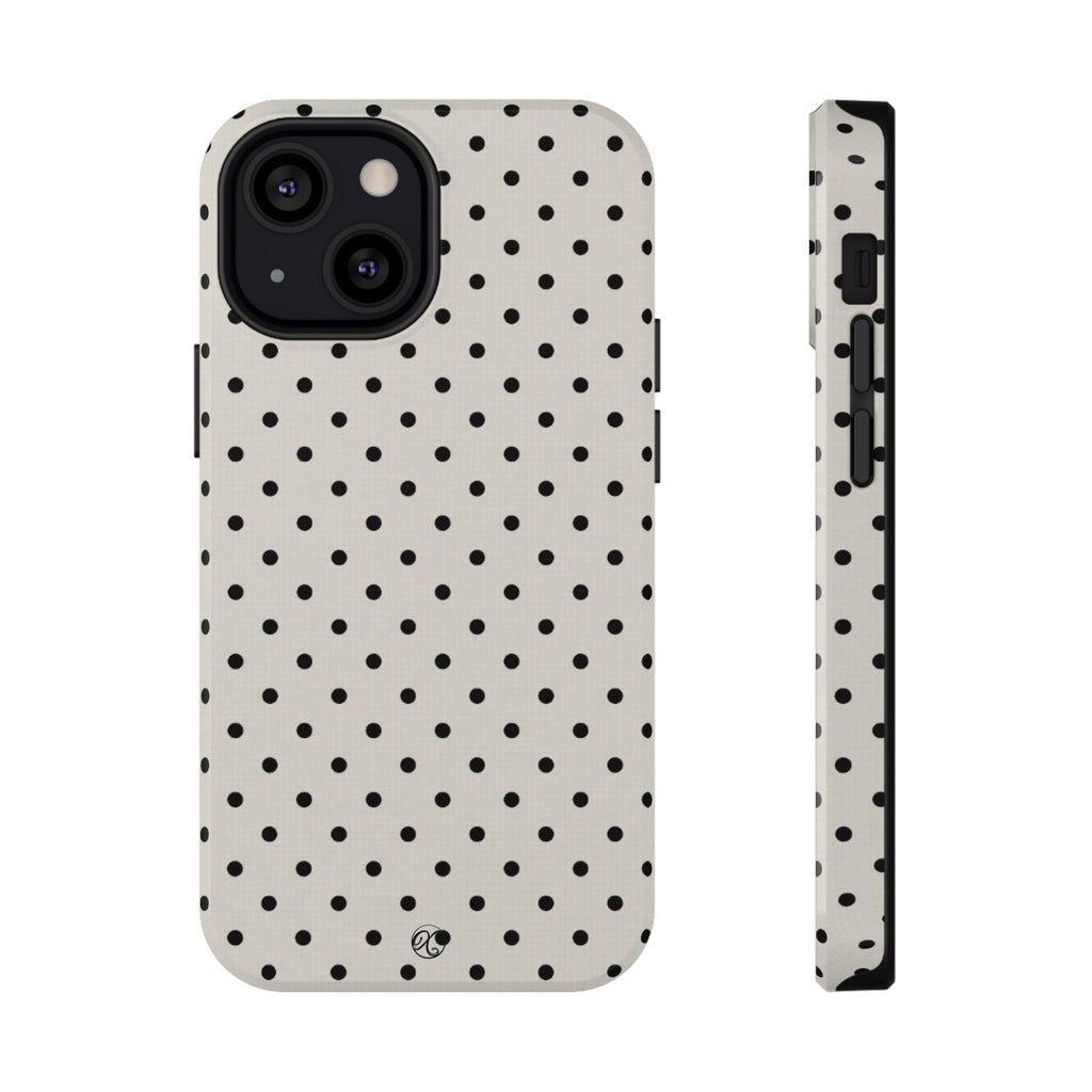 Polka Dot Impact Phone Case — Protective Slim iPhone Cover