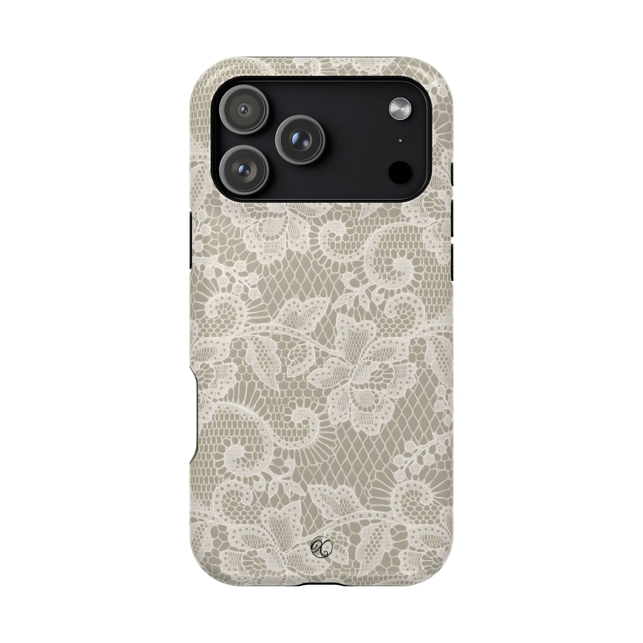 Lace Floral Impact-Resistant Phone Case