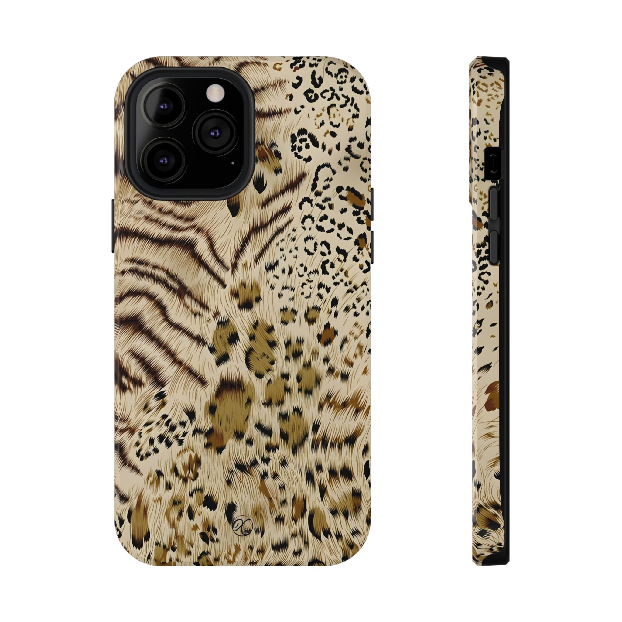 Leopard Print Impact-Resistant Phone Case — Animal Print Protection