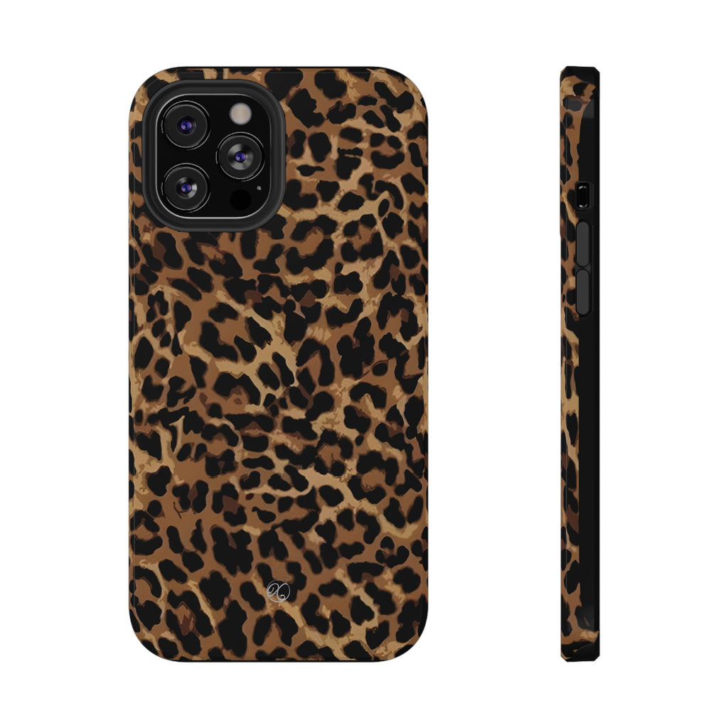 Leopard Print Impact-Resistant Phone Case