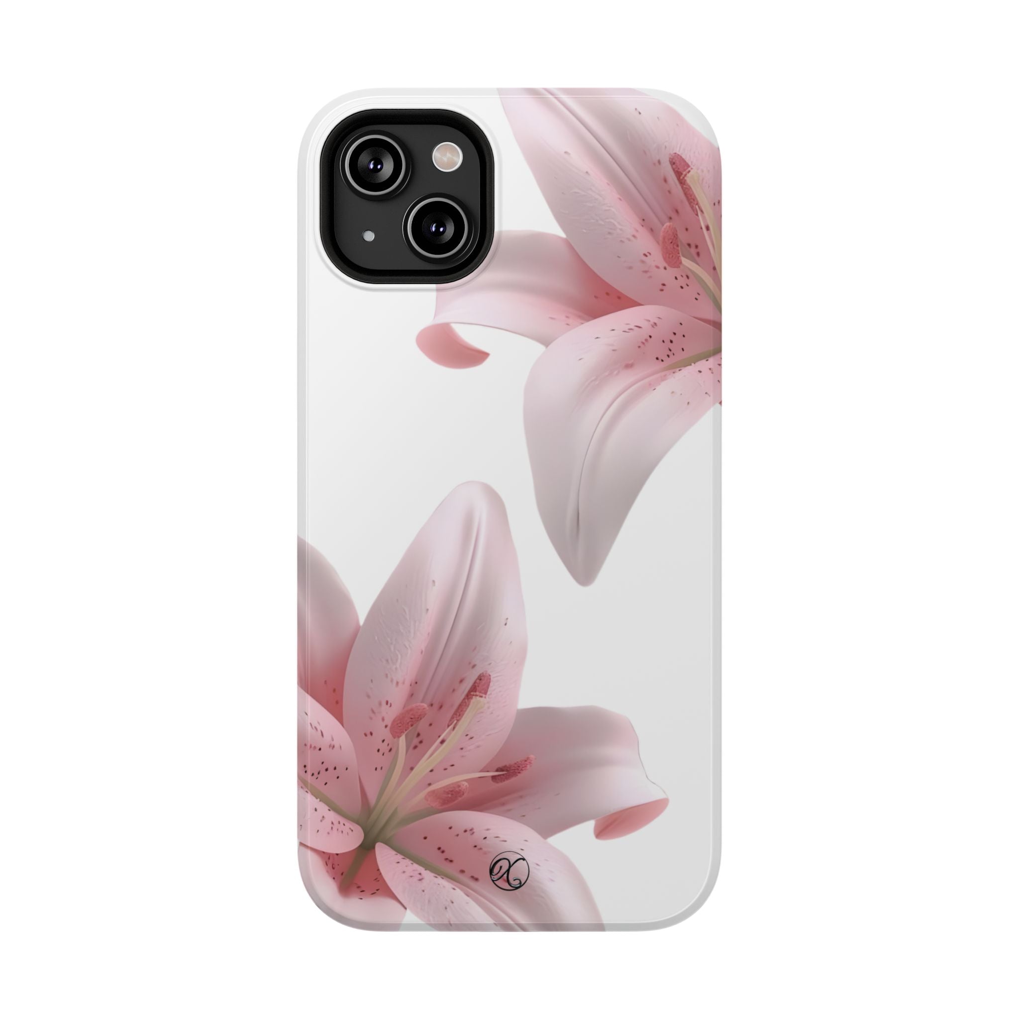 Floral Pink Lily Impact-Resistant Phone Case
