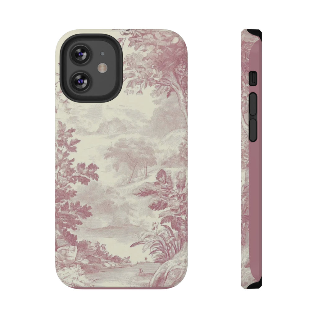 Floral Scenery Impact-Resistant Phone Case