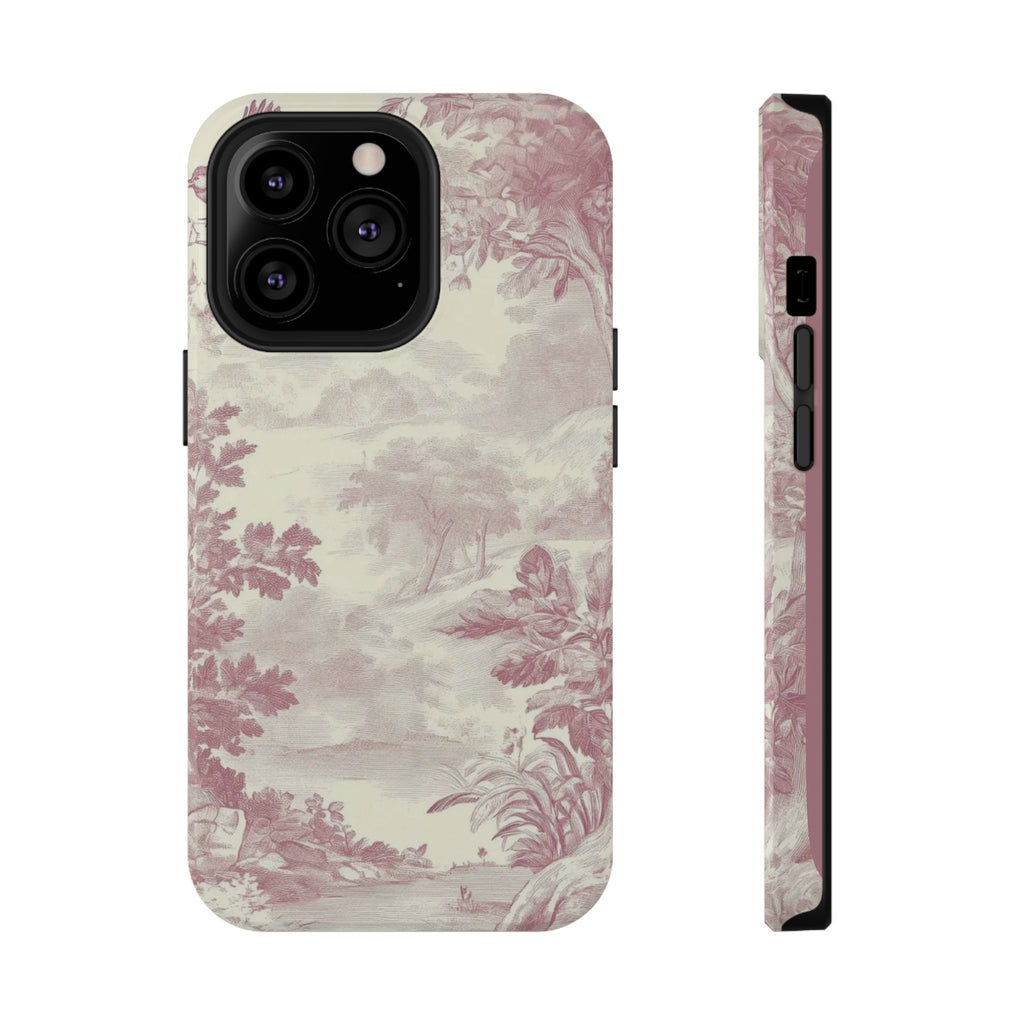 Floral Scenery Impact-Resistant Phone Case