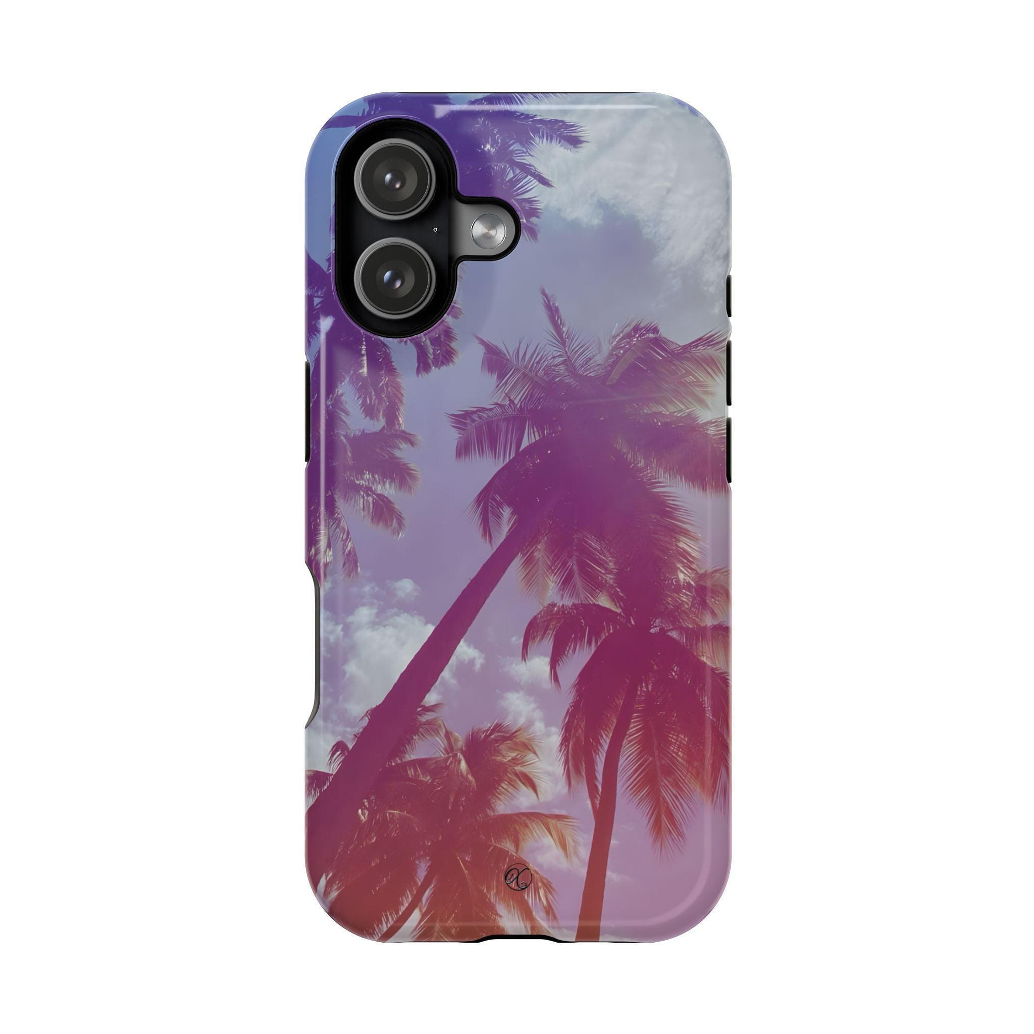 Tropical Palm Impact Phone Case — Sunset Palm Tree Protective Cover