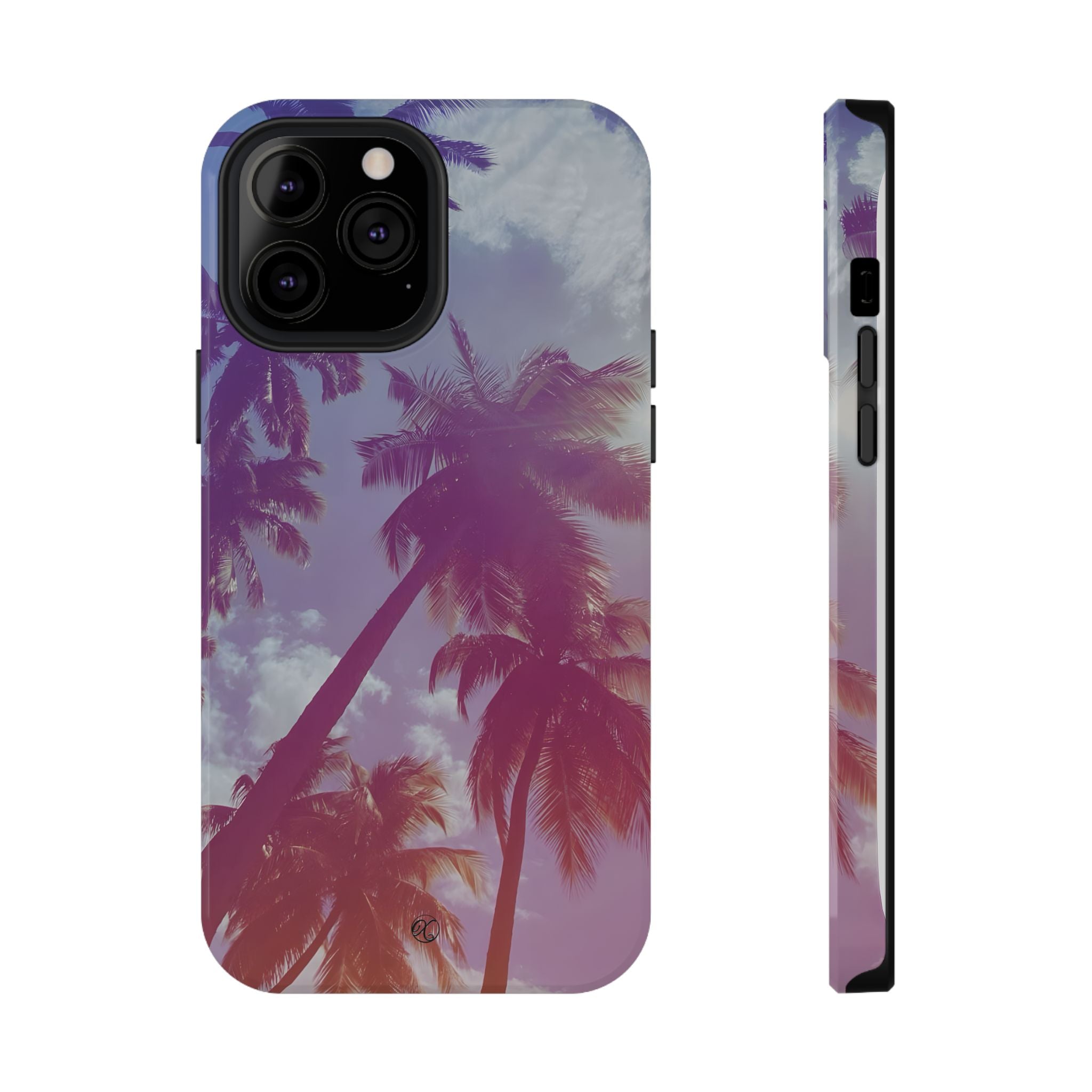 Tropical Palm Impact Phone Case — Sunset Palm Tree Protective Cover