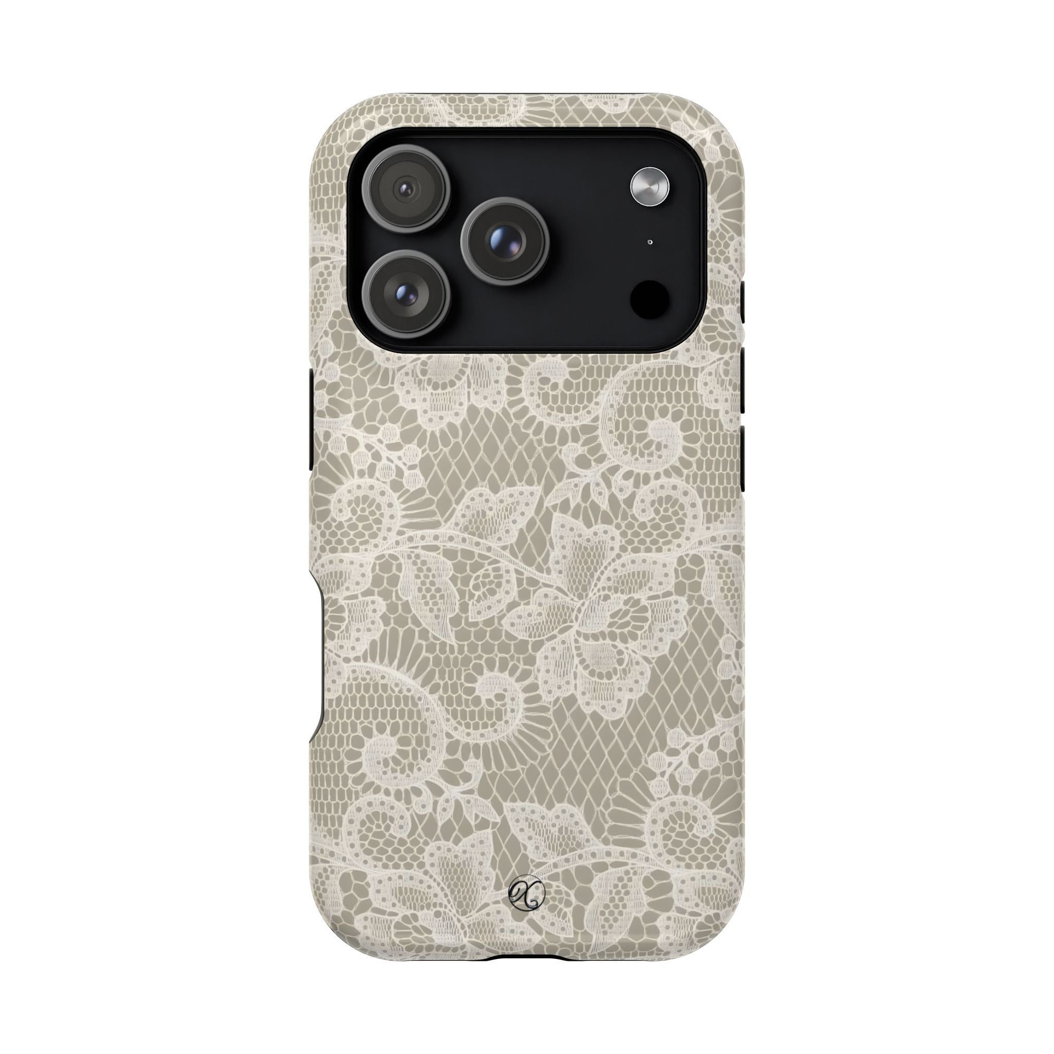 Lace Floral Impact-Resistant Phone Case