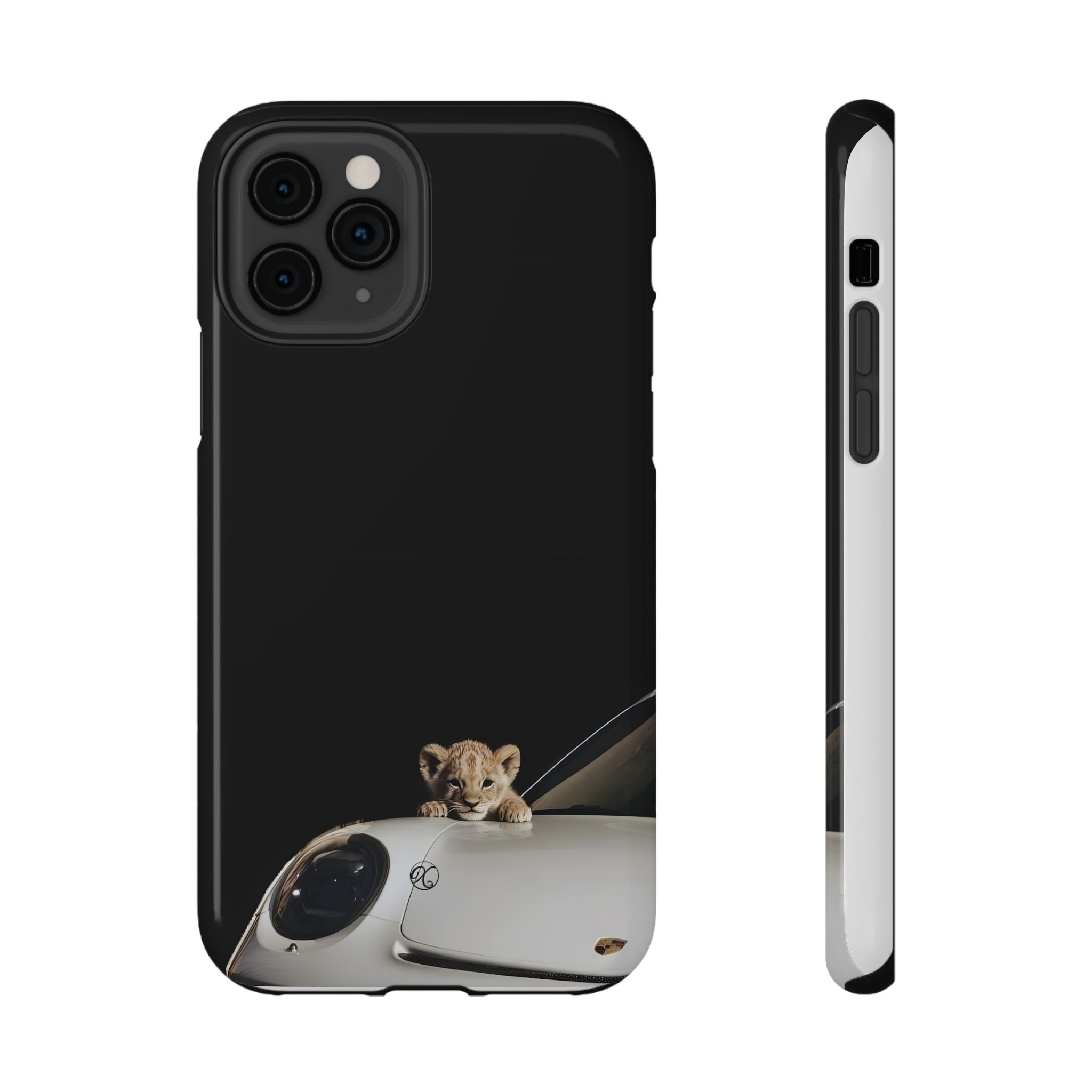 Leopard Car Impact Resistant Phone Case— Protective Slim Shockproof Cover