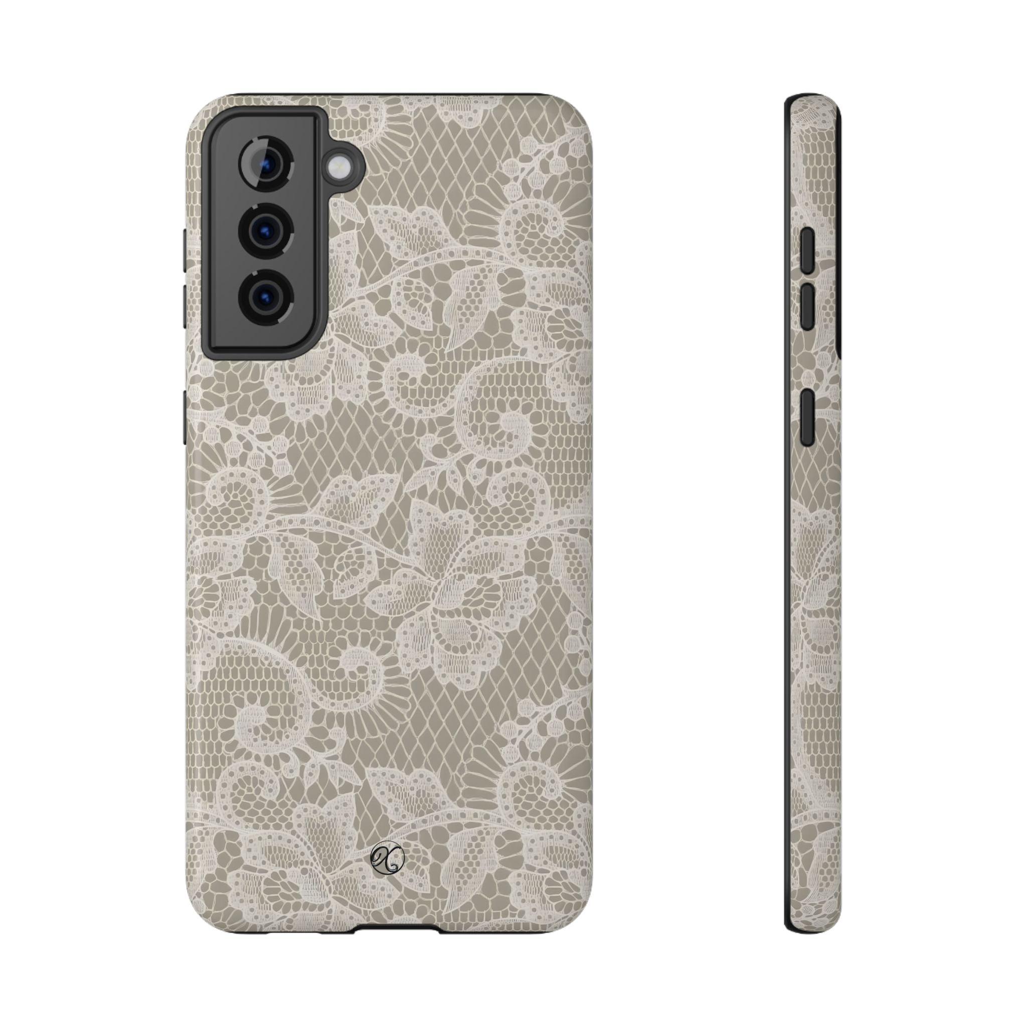 Lace Floral Impact-Resistant Phone Case