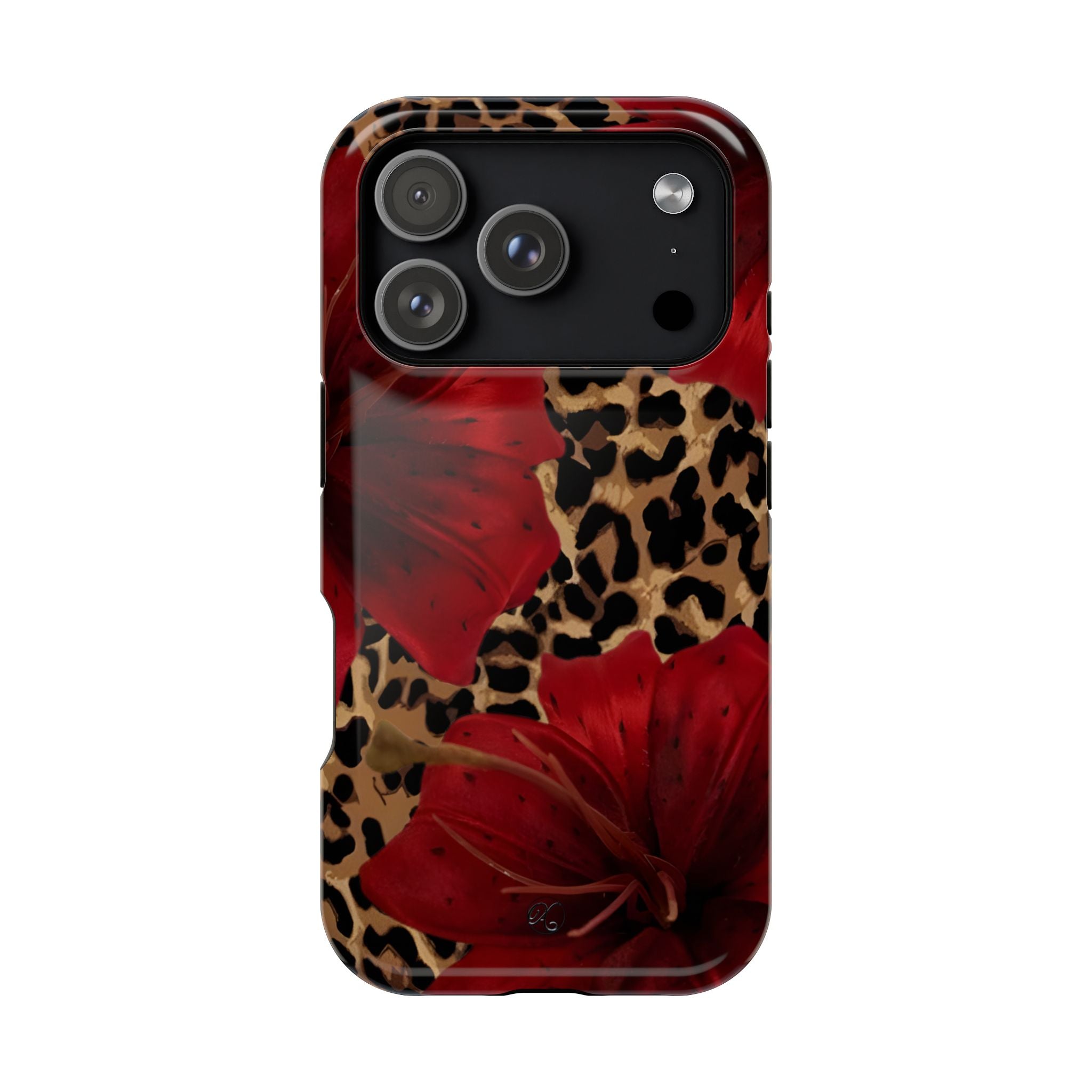 Leopard Red Lily Impact Phone Case