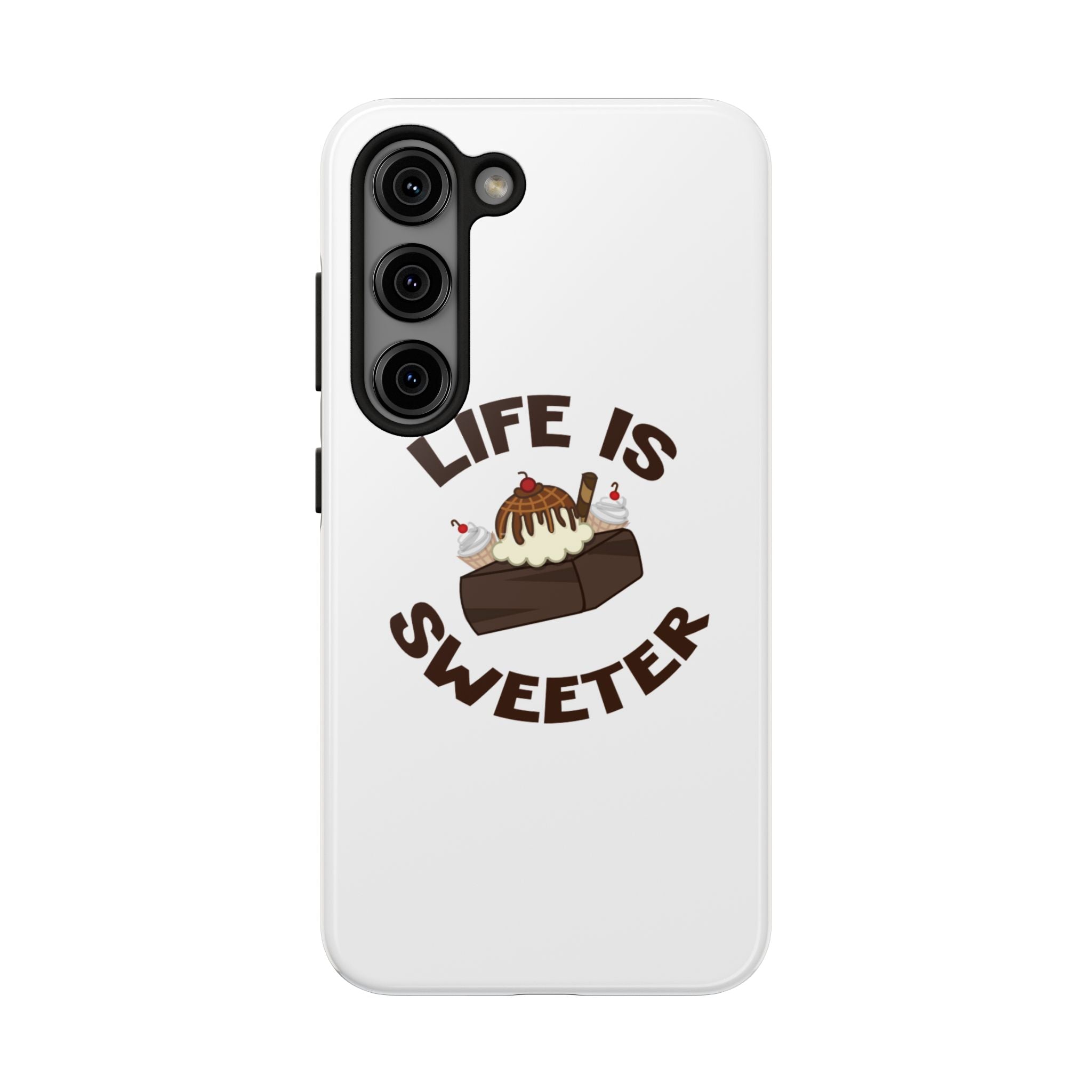 Life Is Sweeter Dessert Phone Case — Tough Protective iPhone Case
