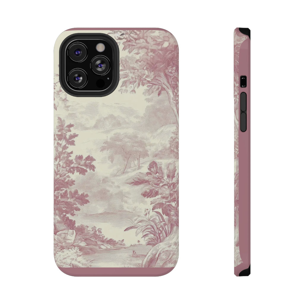 Floral Scenery Impact-Resistant Phone Case