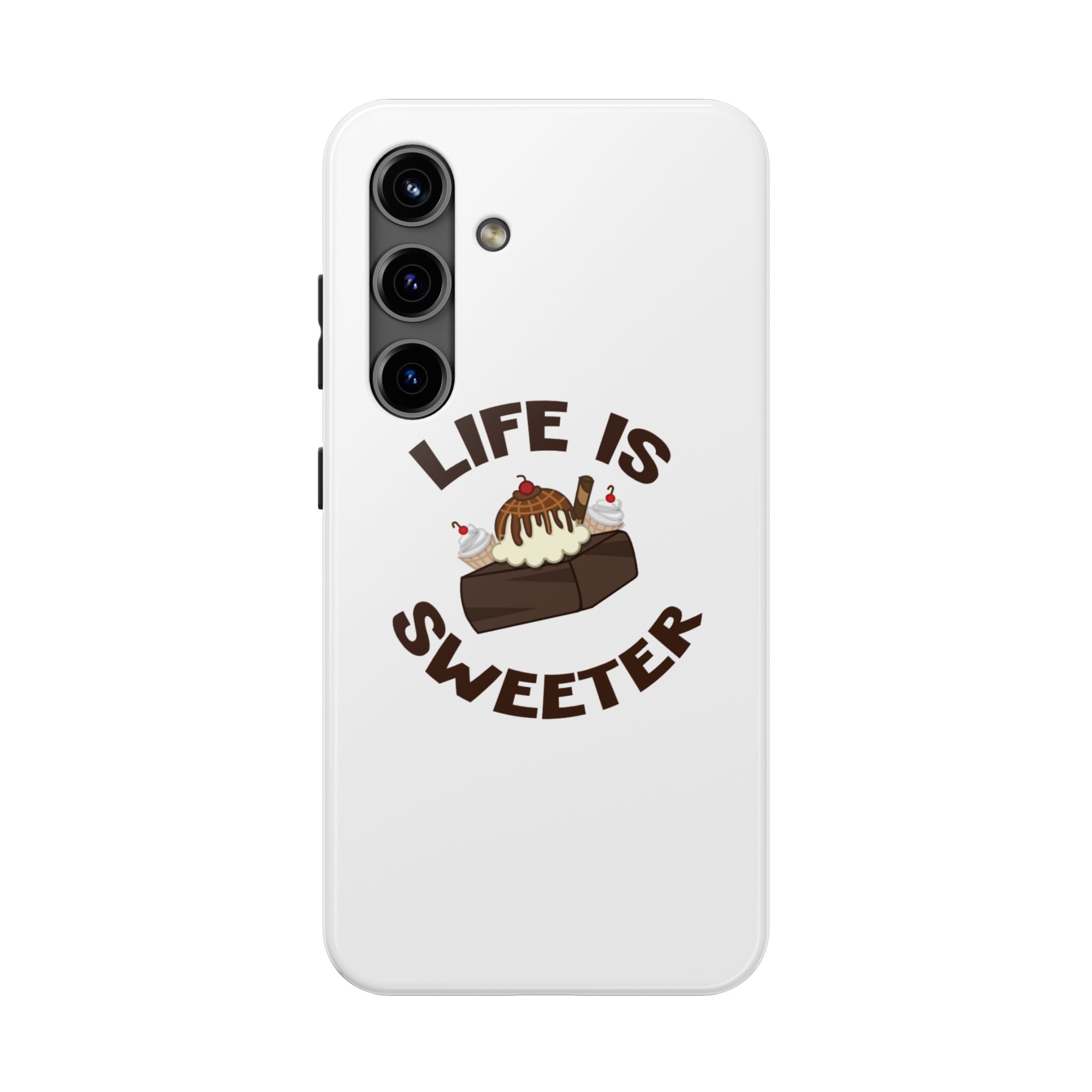 Life Is Sweeter Dessert Phone Case — Tough Protective iPhone Case