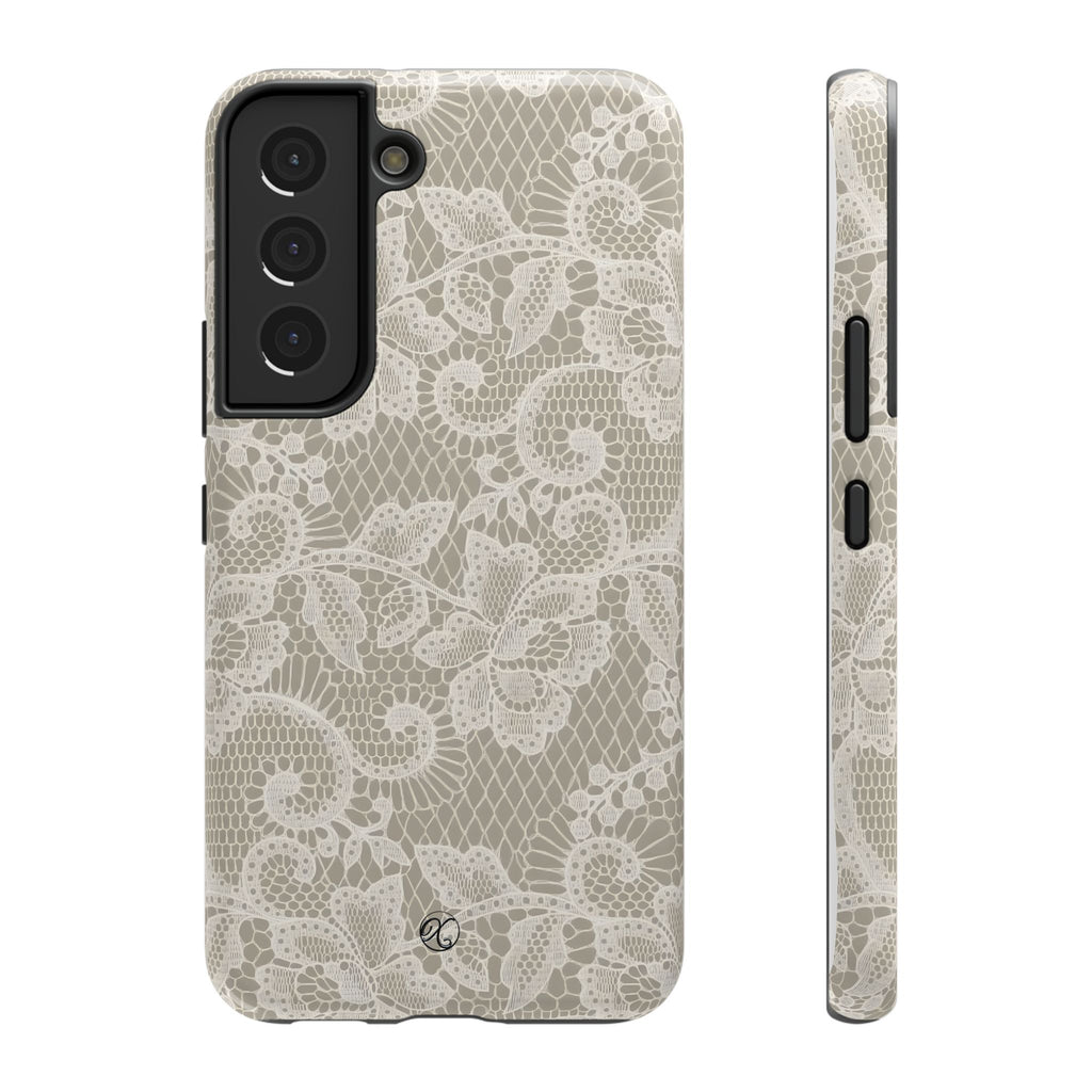 Lace Floral Impact-Resistant Phone Case