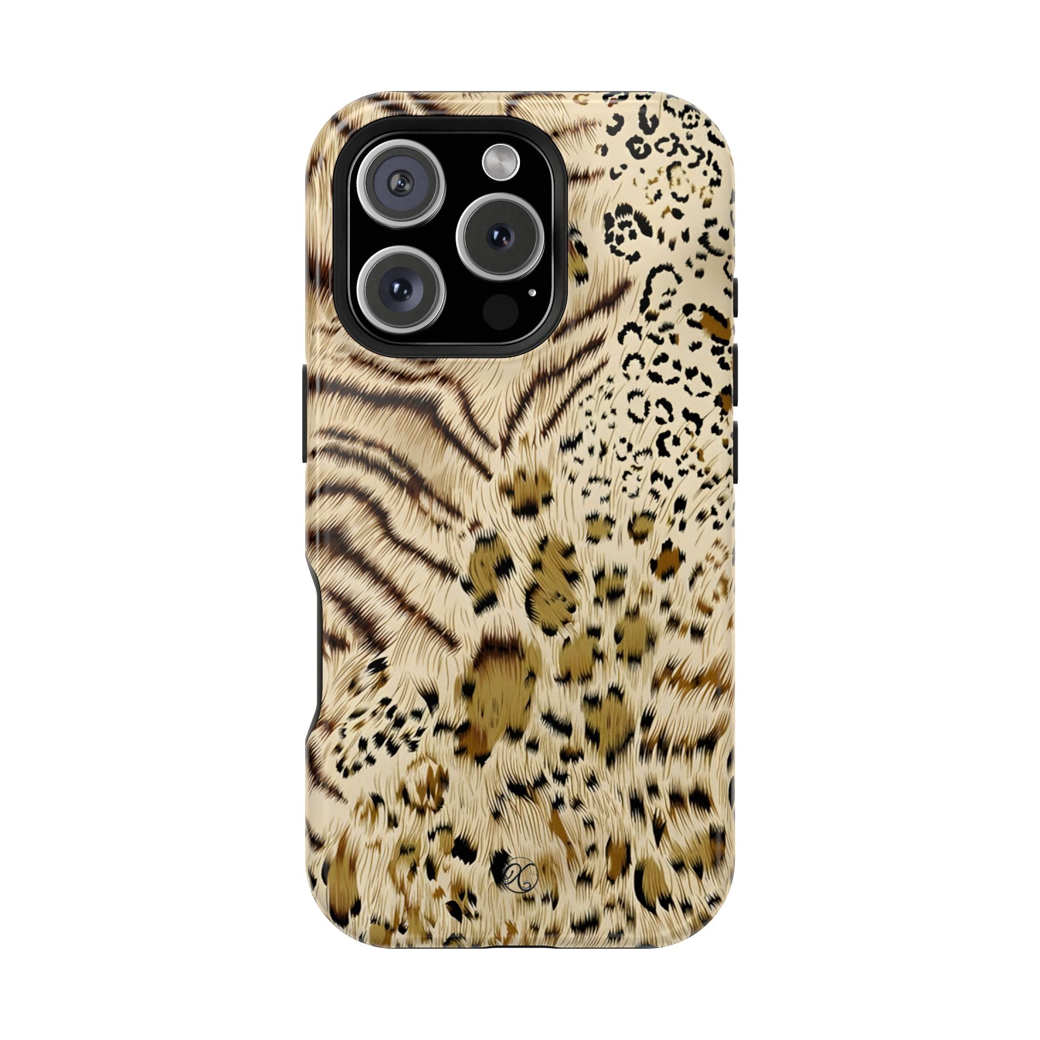 Leopard Print Impact-Resistant Phone Case — Animal Print Protection