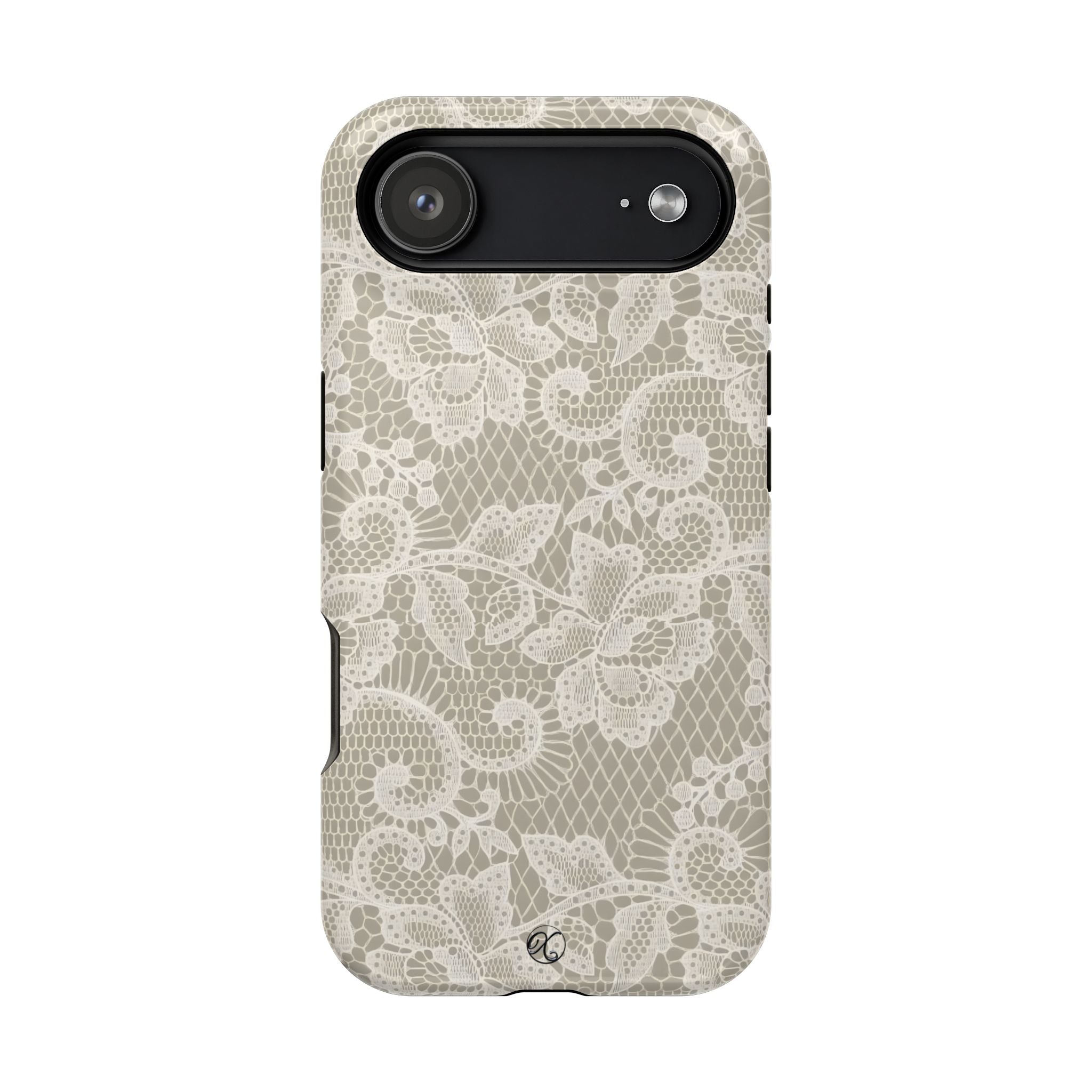 Lace Floral Impact-Resistant Phone Case