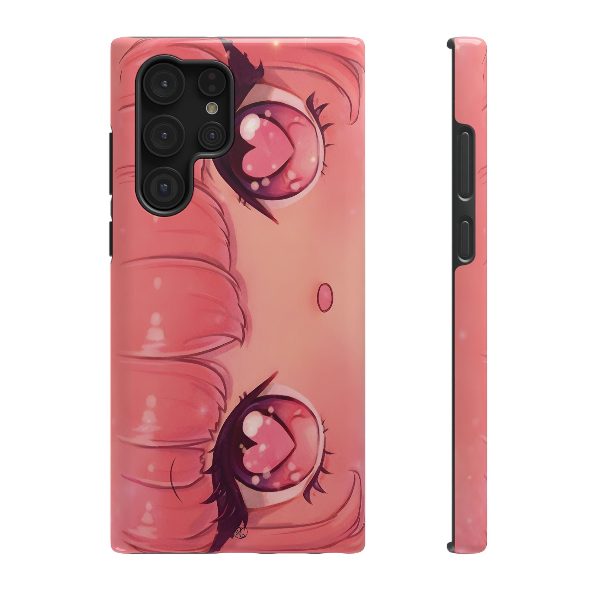 Valentine Heart-Eyes Impact-Resistant Phone Case
