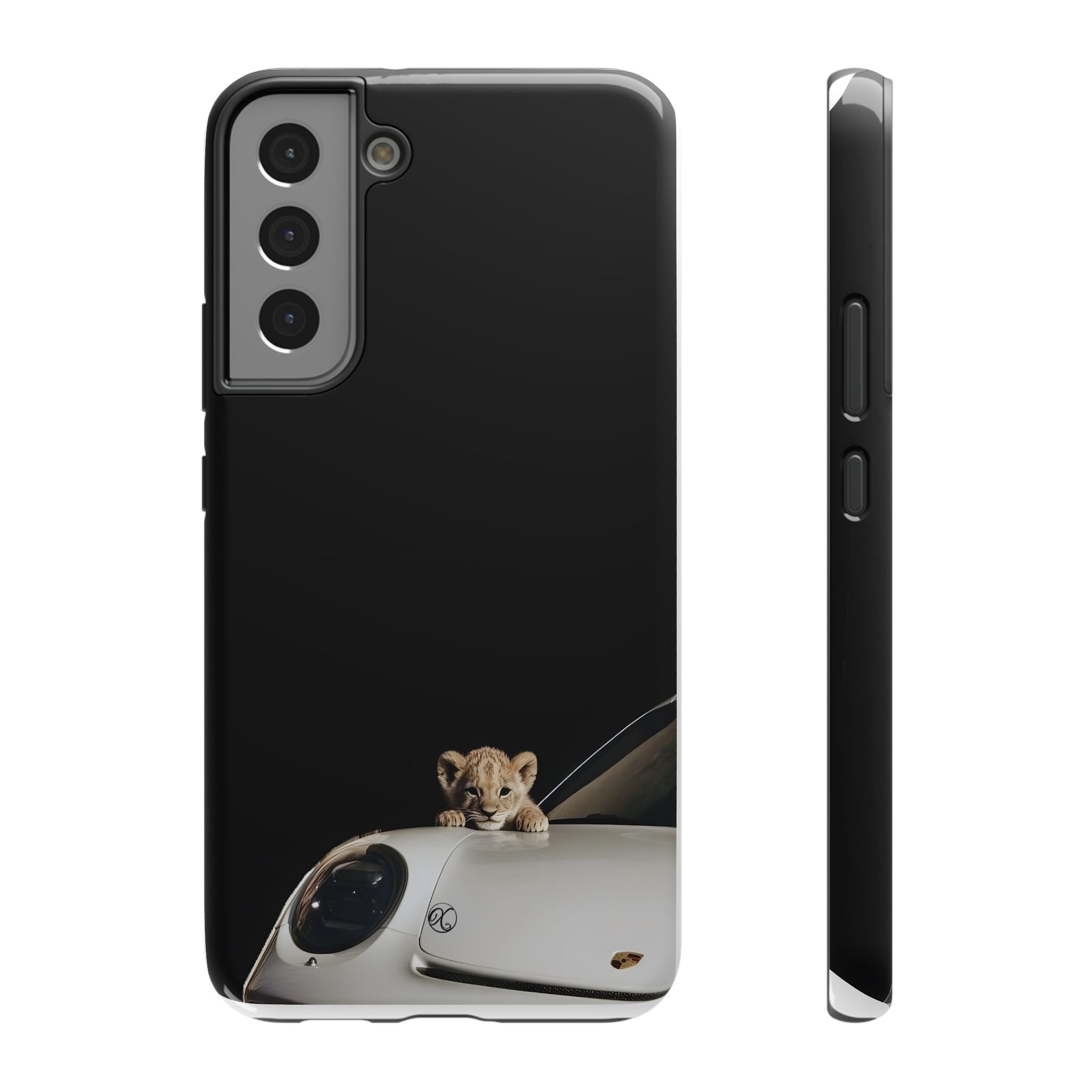 Leopard Car Impact Resistant Phone Case— Protective Slim Shockproof Cover