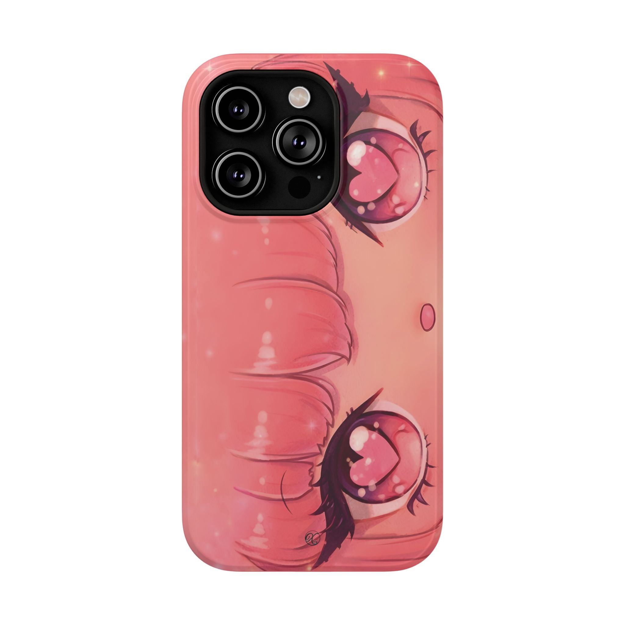Valentine Heart-Eyes Impact-Resistant Phone Case