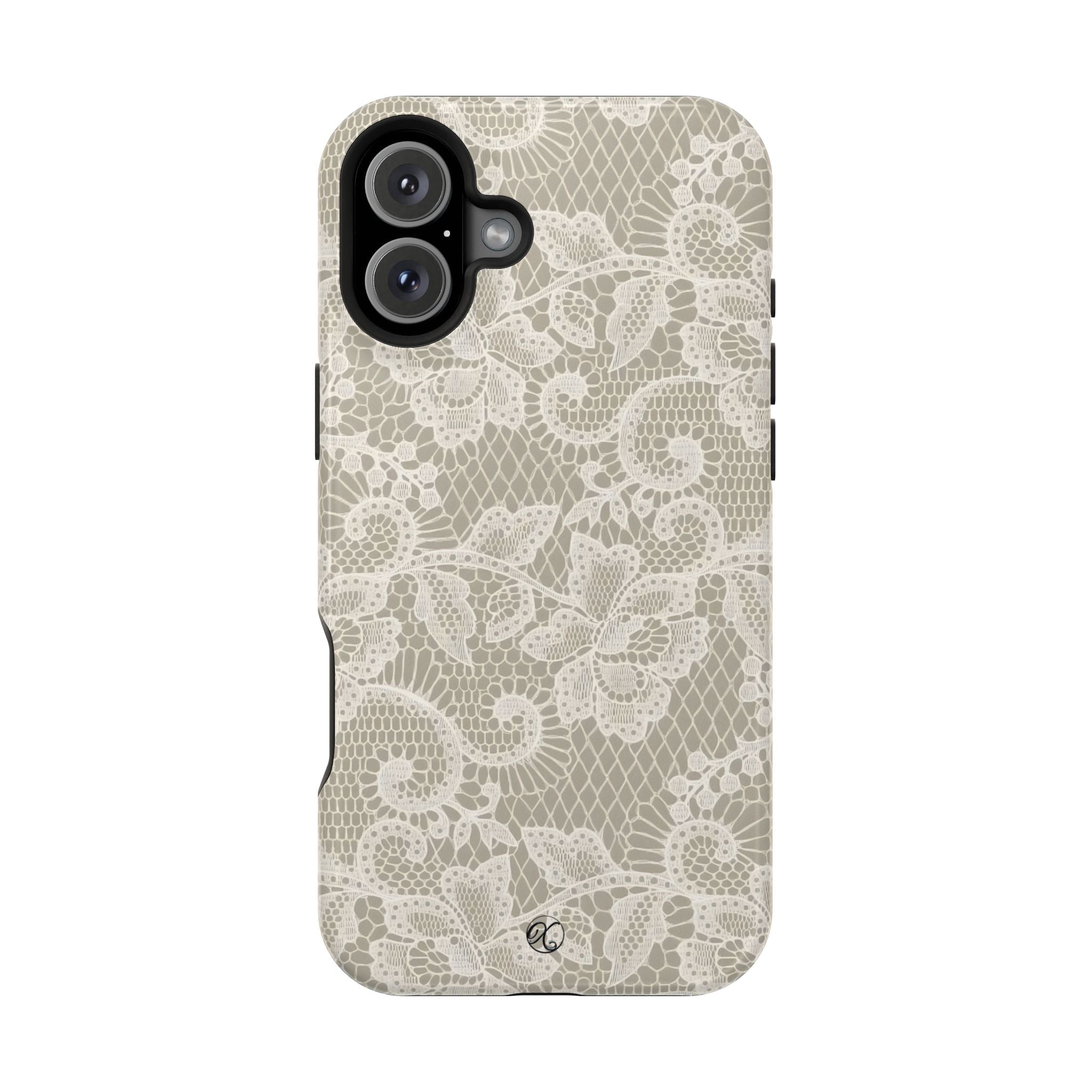 Lace Floral Impact-Resistant Phone Case