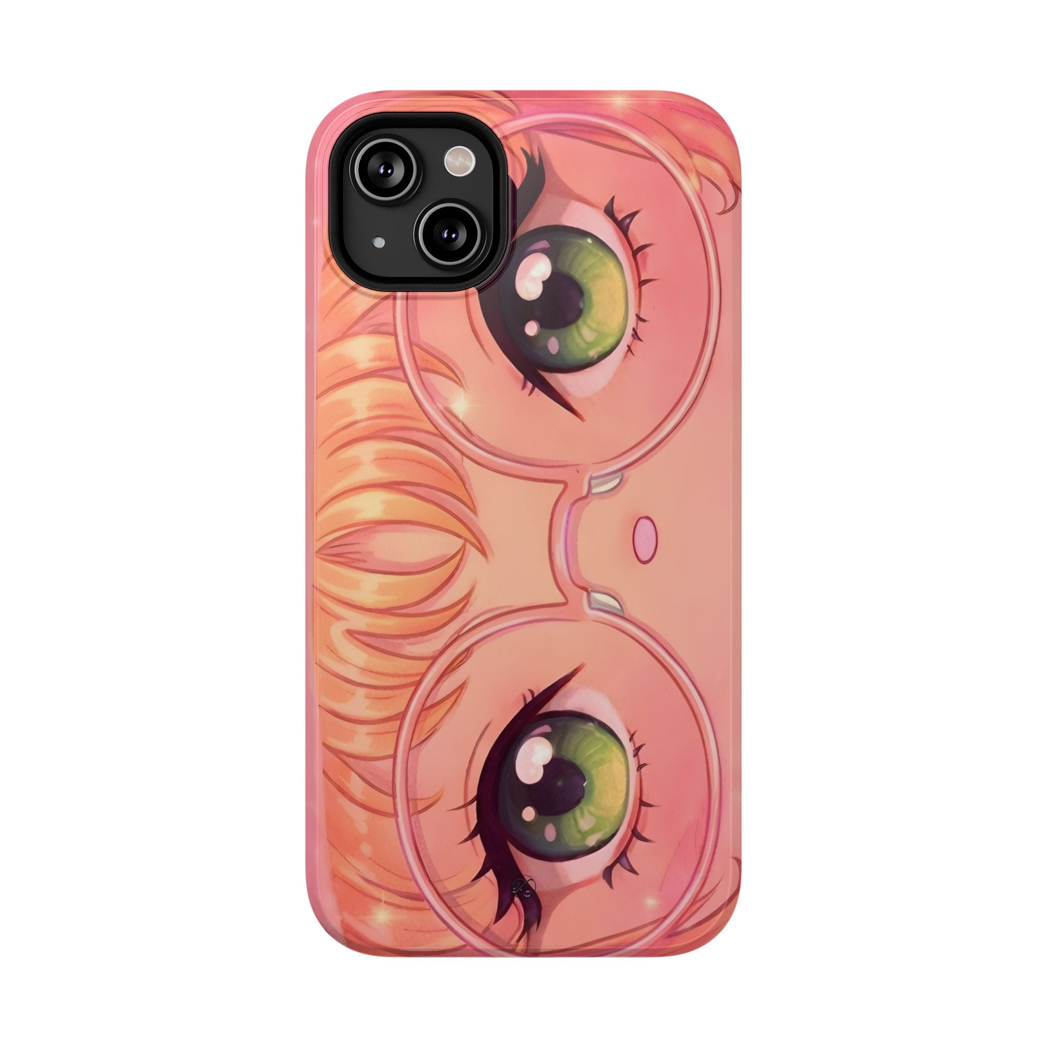 Green Eyed Girl Impact-Resistant Phone Case