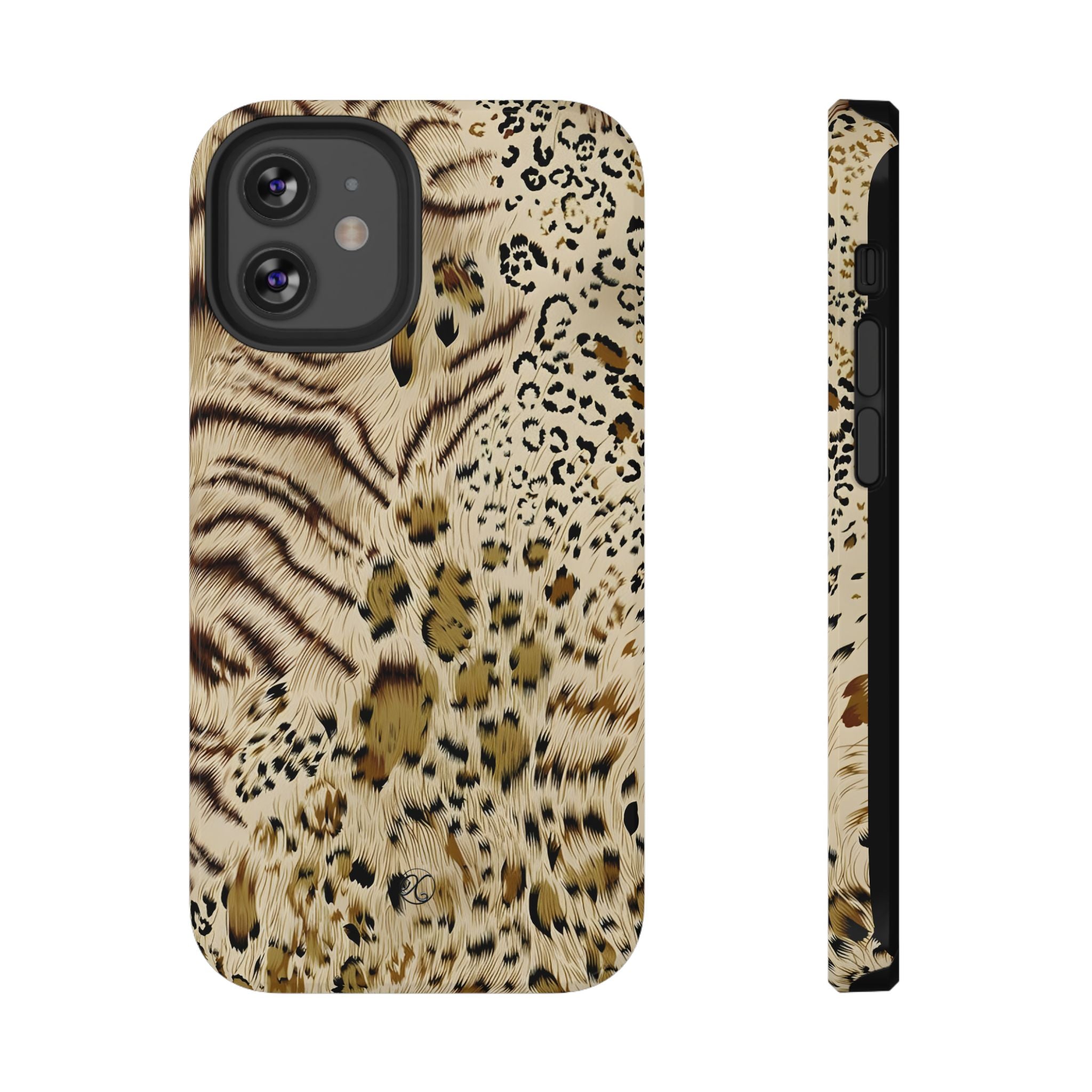 Leopard Print Impact-Resistant Phone Case — Animal Print Protection