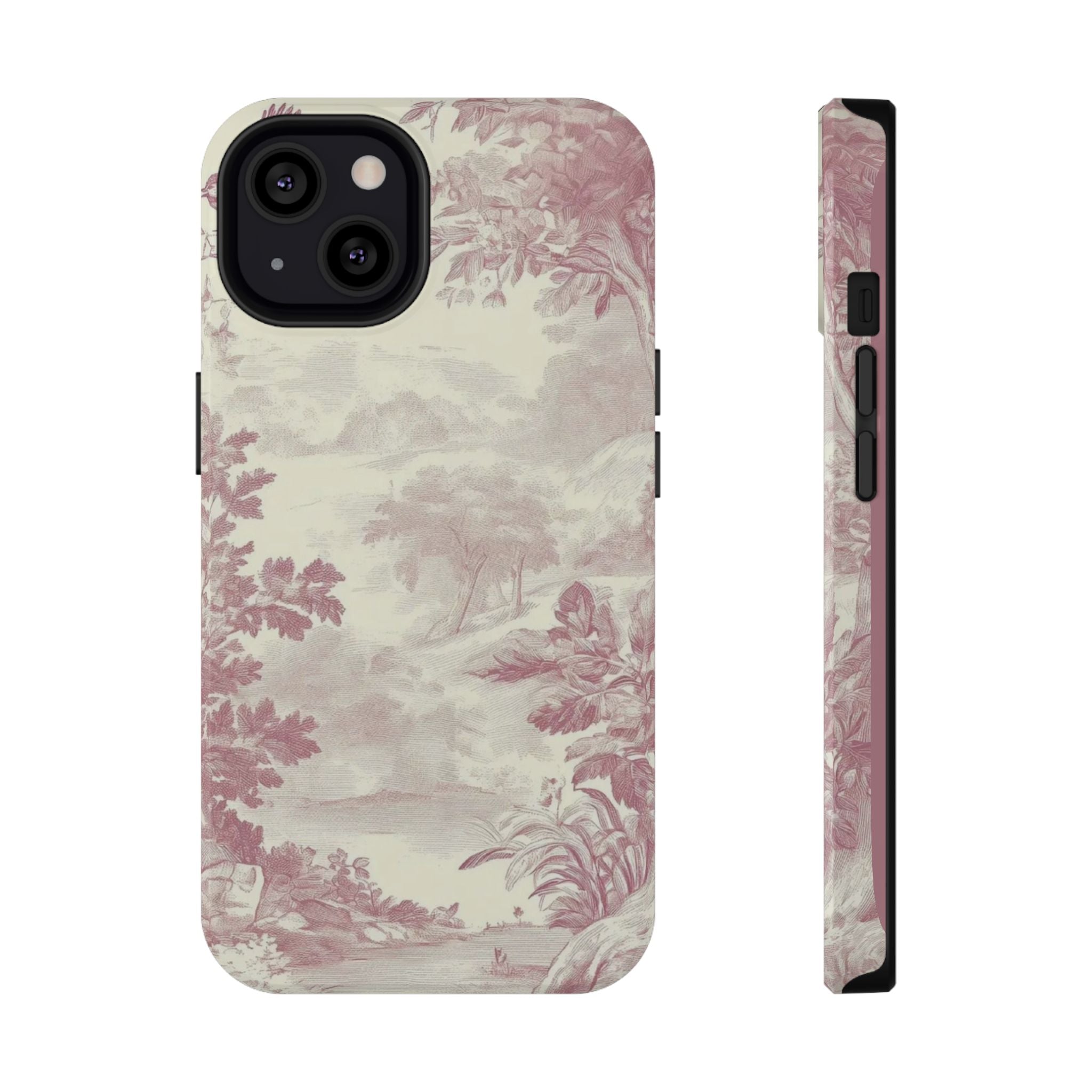 Floral Scenery Impact-Resistant Phone Case