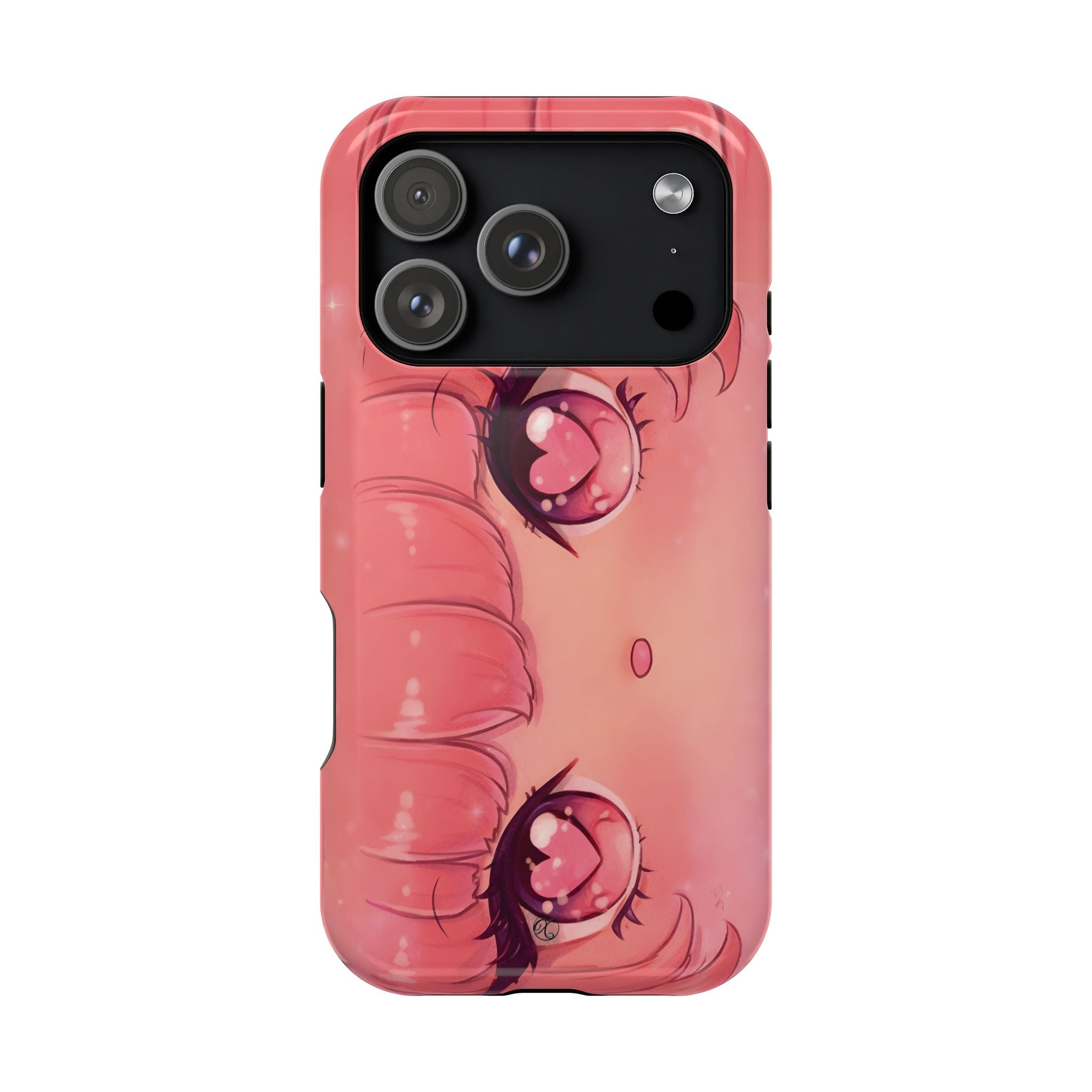 Valentine Heart-Eyes Impact-Resistant Phone Case