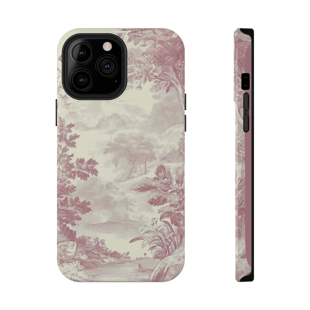 Floral Scenery Impact-Resistant Phone Case