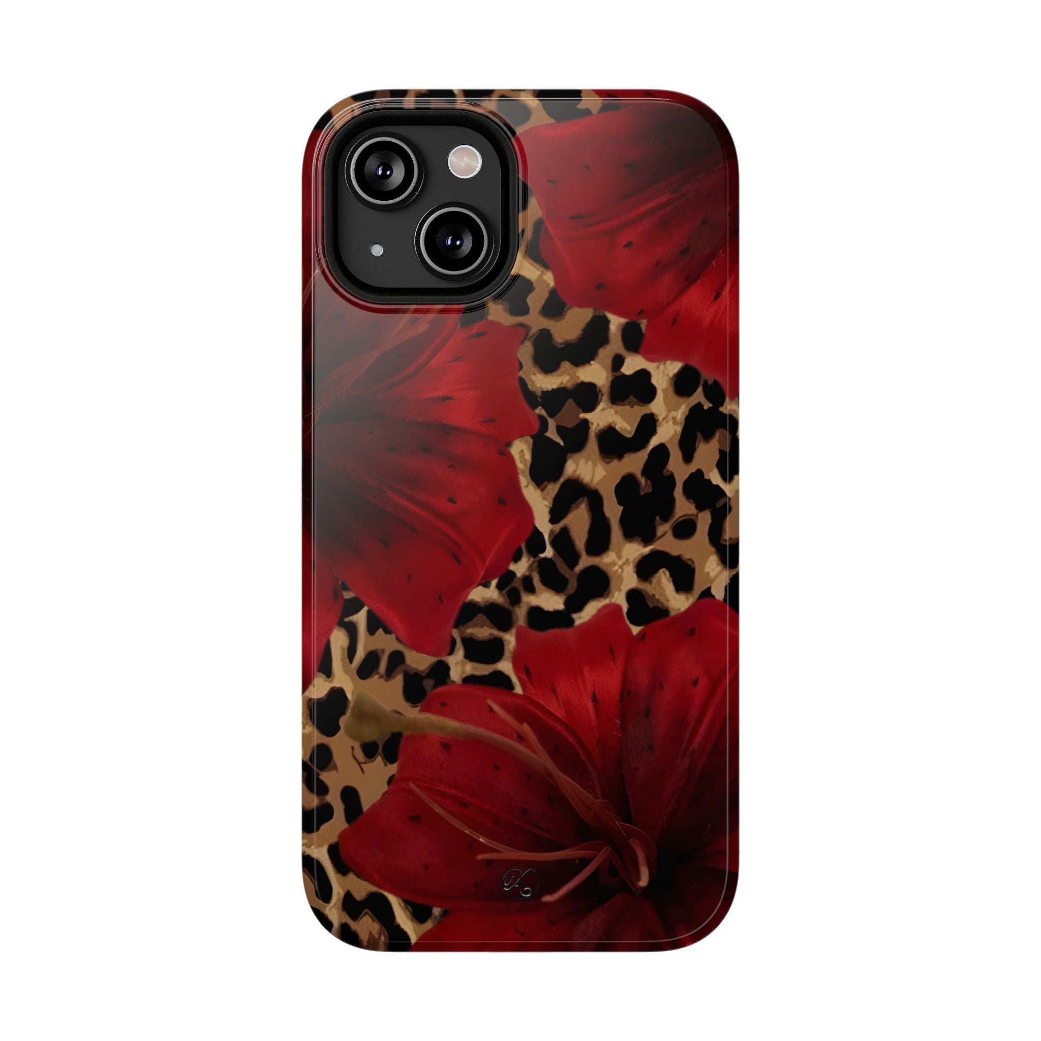 Leopard Red Lily Impact Phone Case