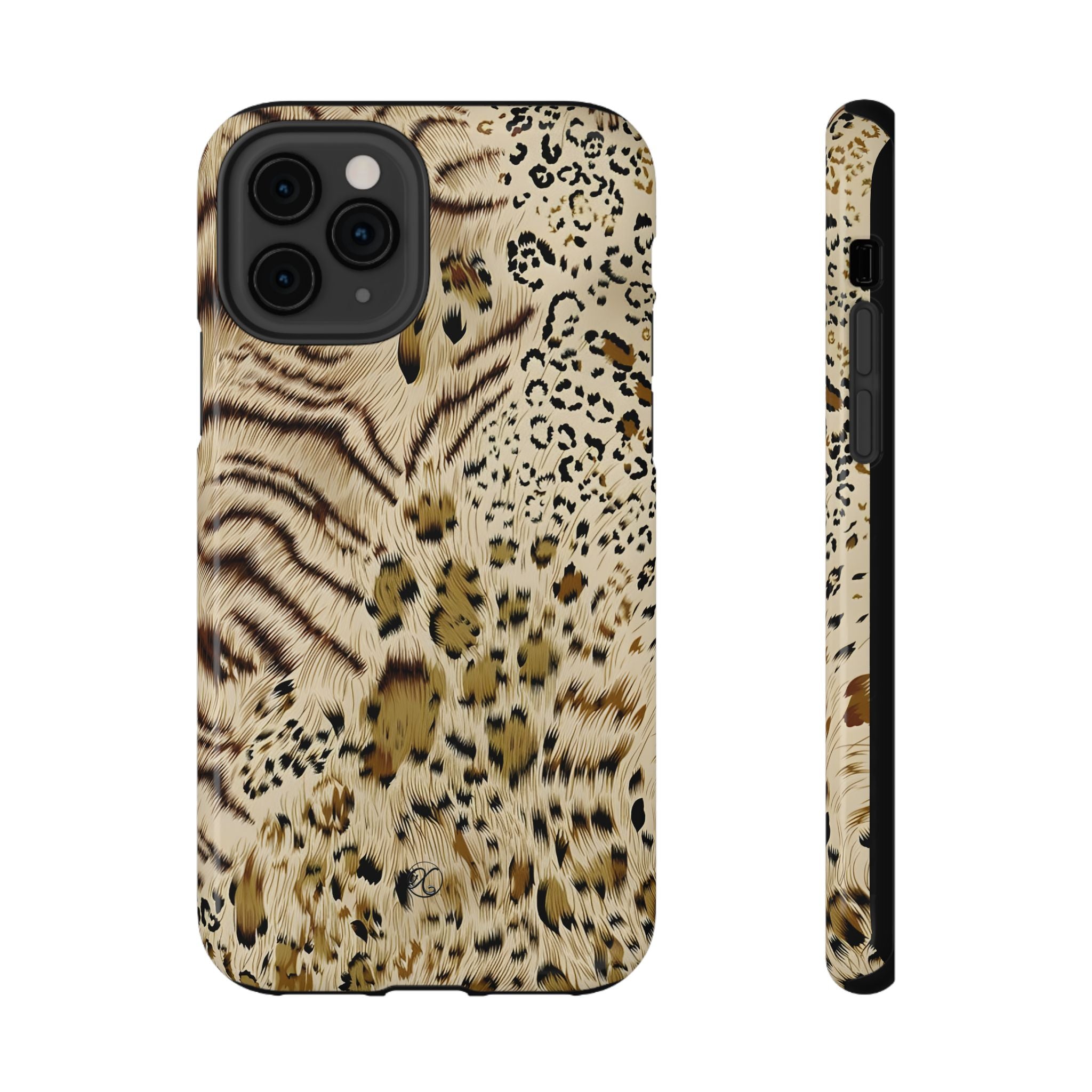 Leopard Print Impact-Resistant Phone Case — Animal Print Protection