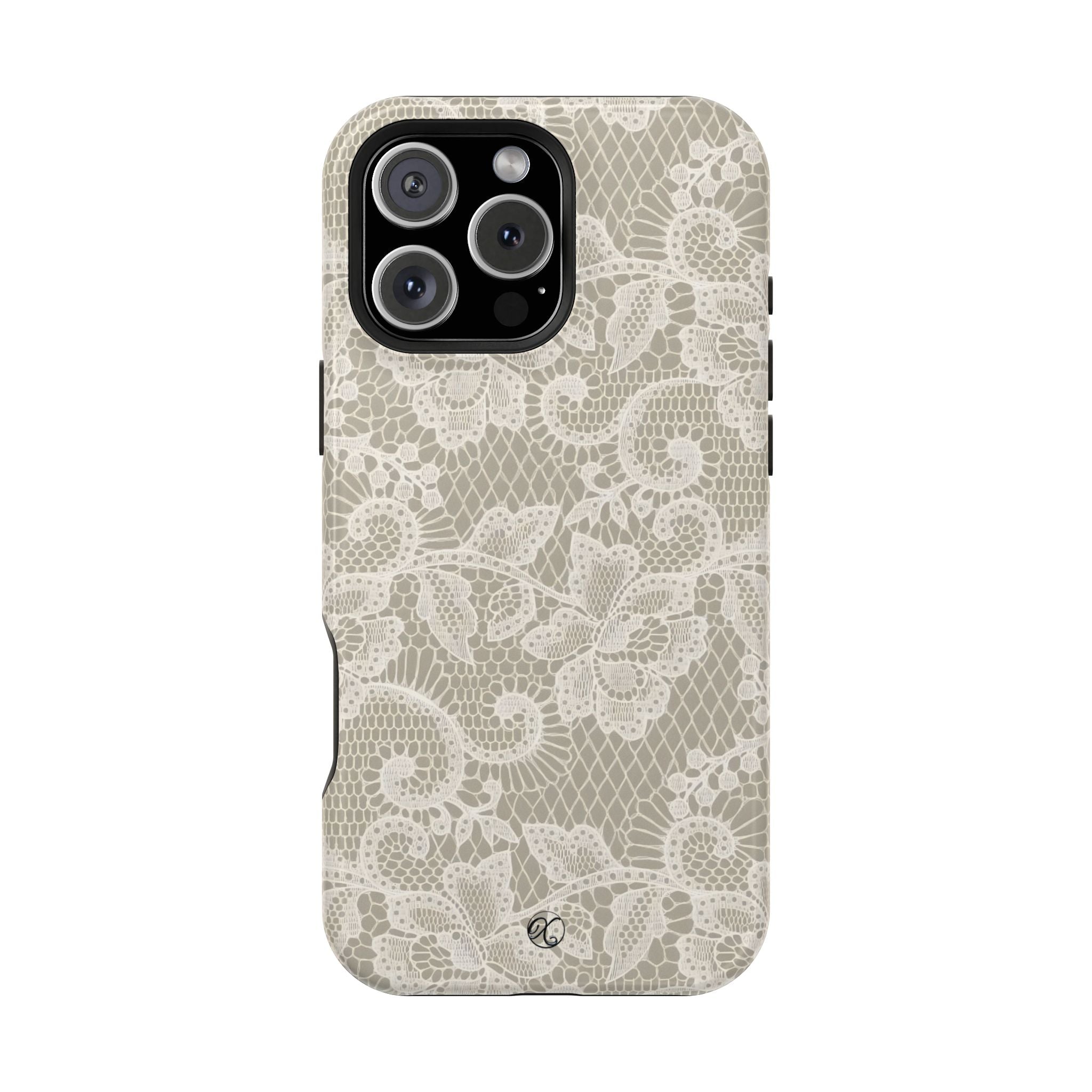 Lace Floral Impact-Resistant Phone Case