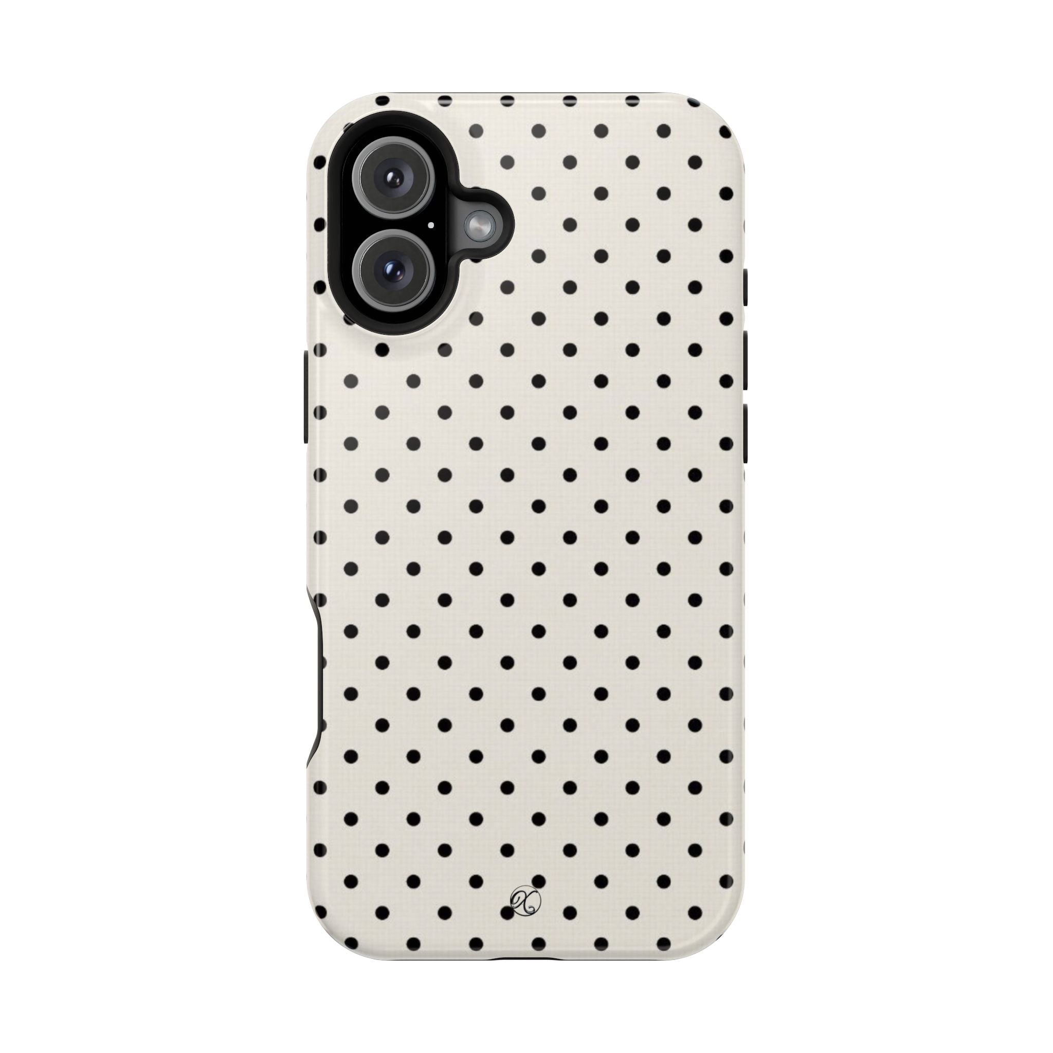 Polka Dot Impact Phone Case — Protective Slim iPhone Cover