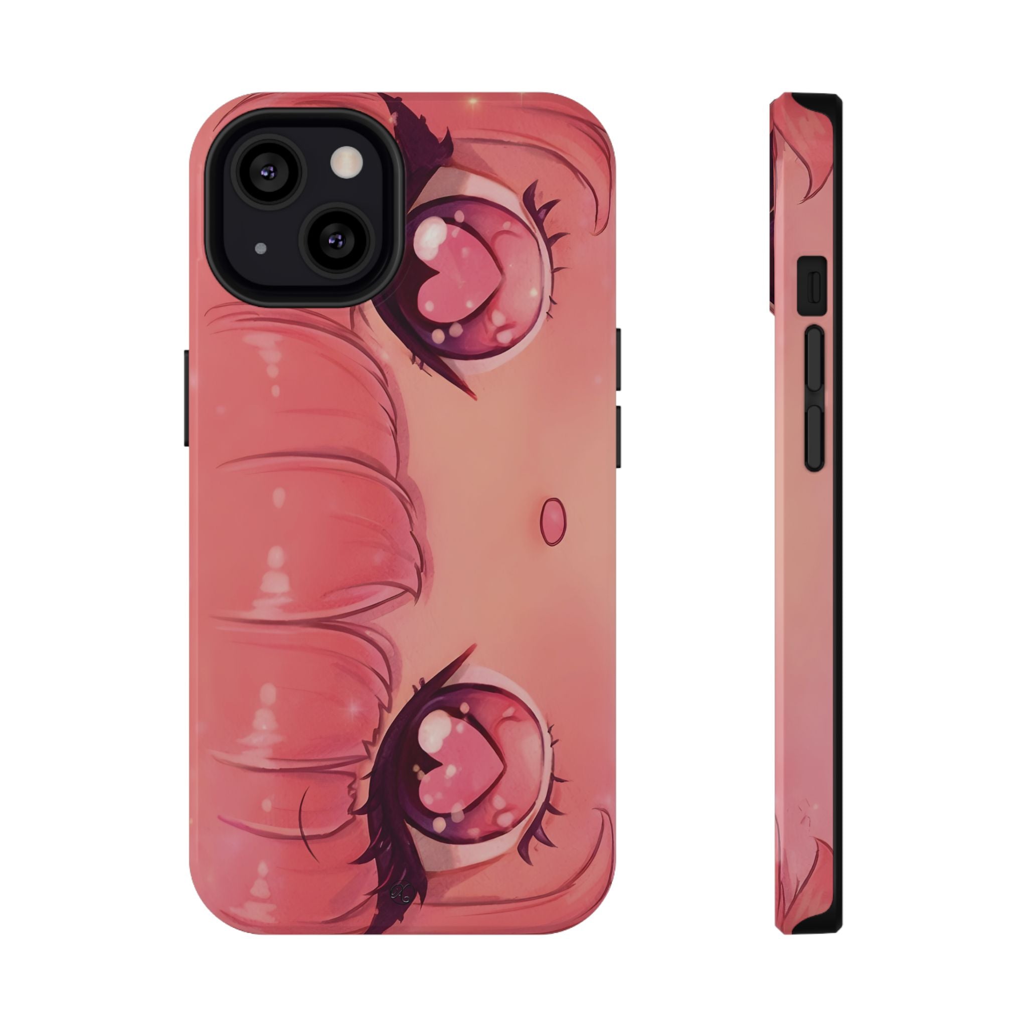 Valentine Heart-Eyes Impact-Resistant Phone Case