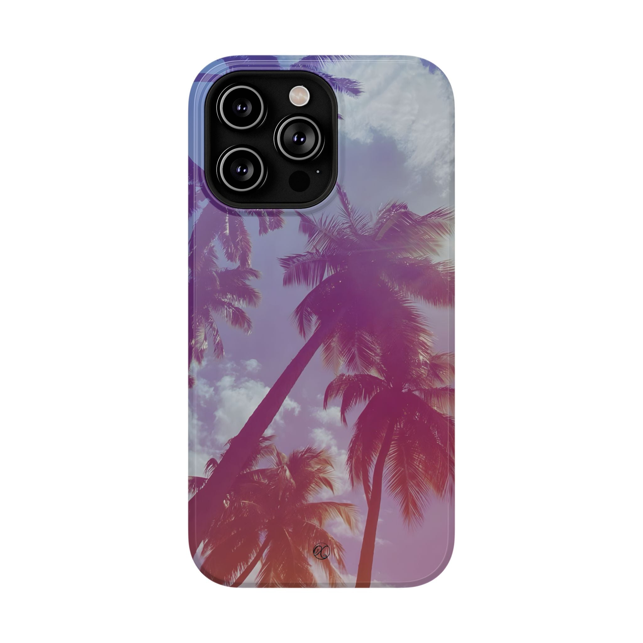 Tropical Palm Impact Phone Case — Sunset Palm Tree Protective Cover
