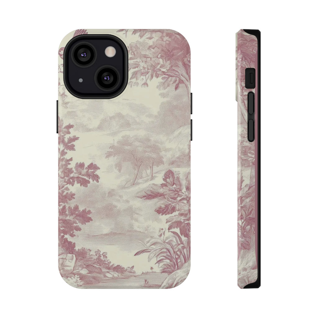 Floral Scenery Impact-Resistant Phone Case