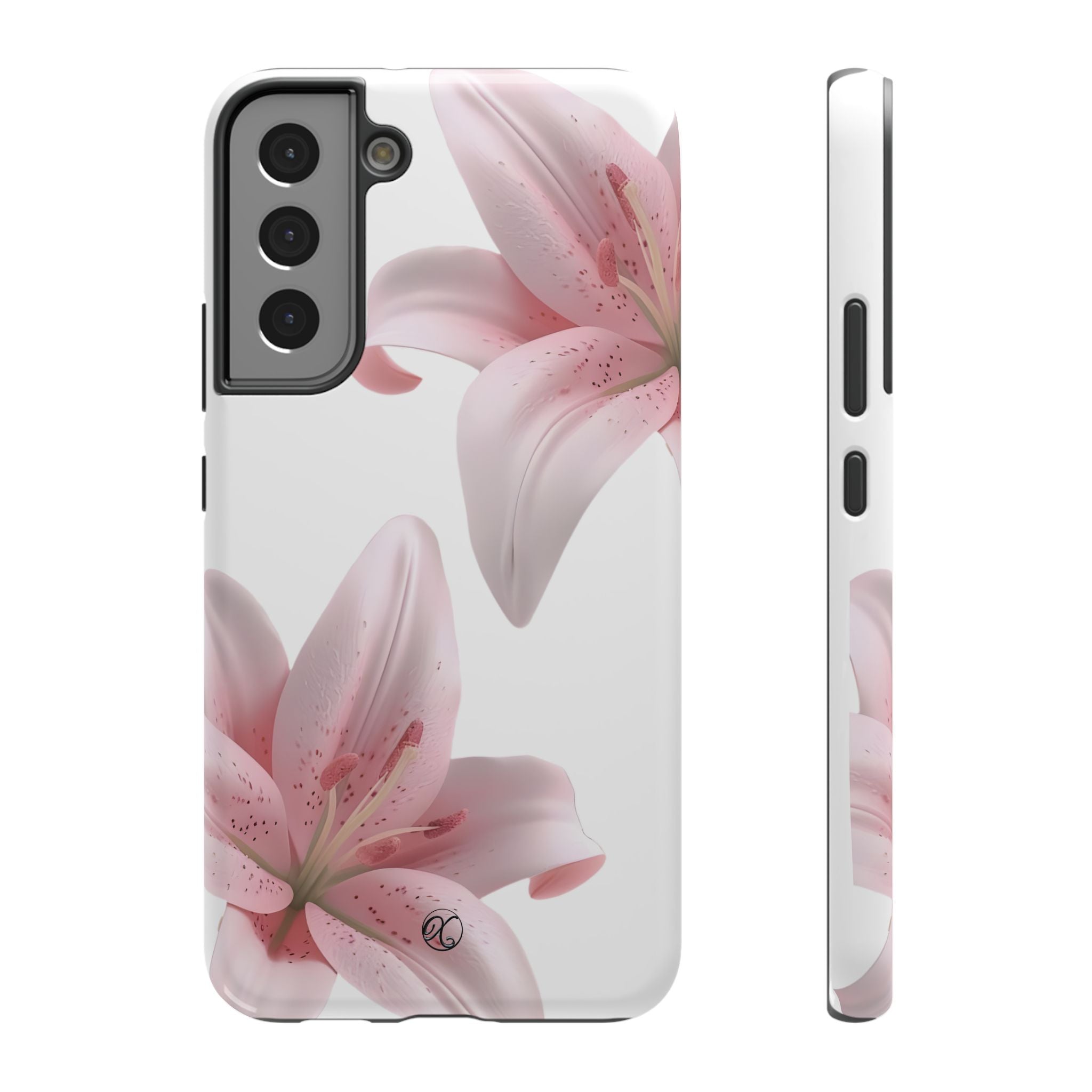 Floral Pink Lily Impact-Resistant Phone Case