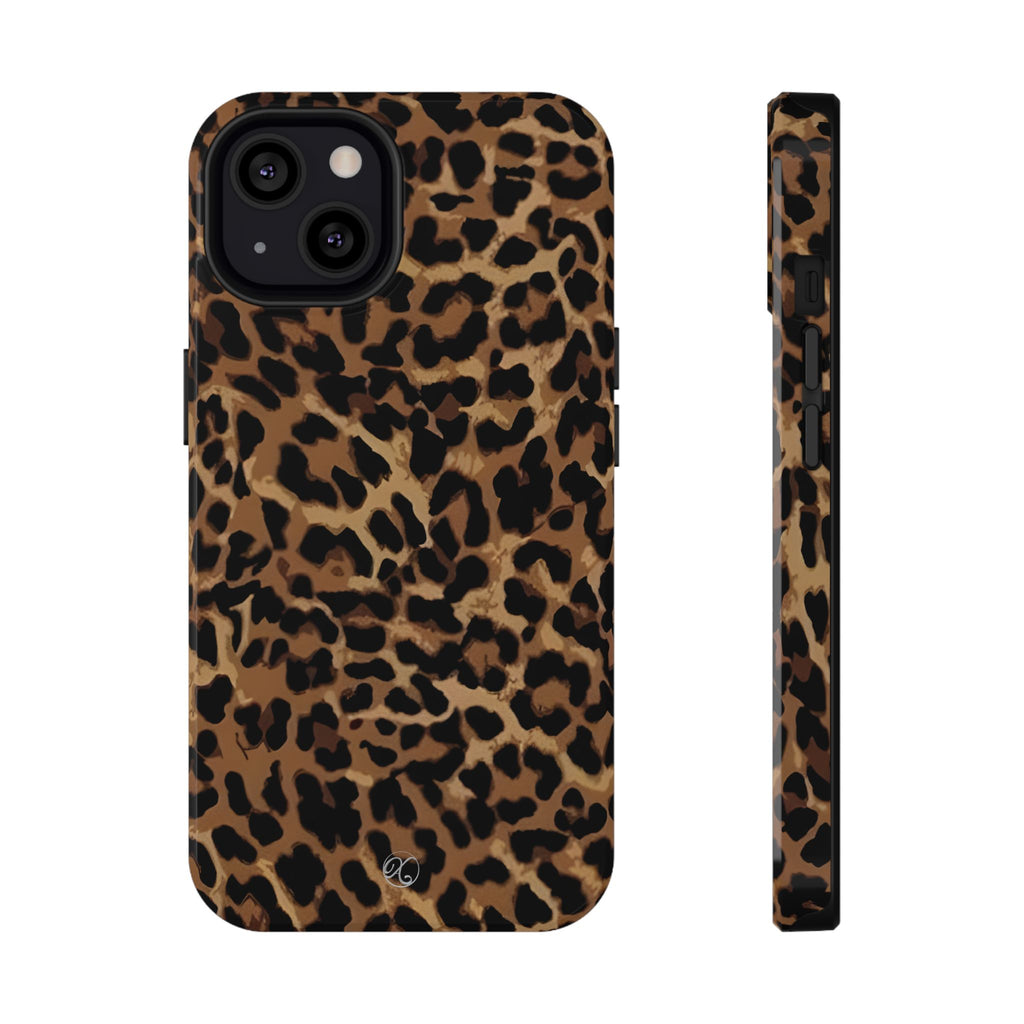 Leopard Print Impact-Resistant Phone Case