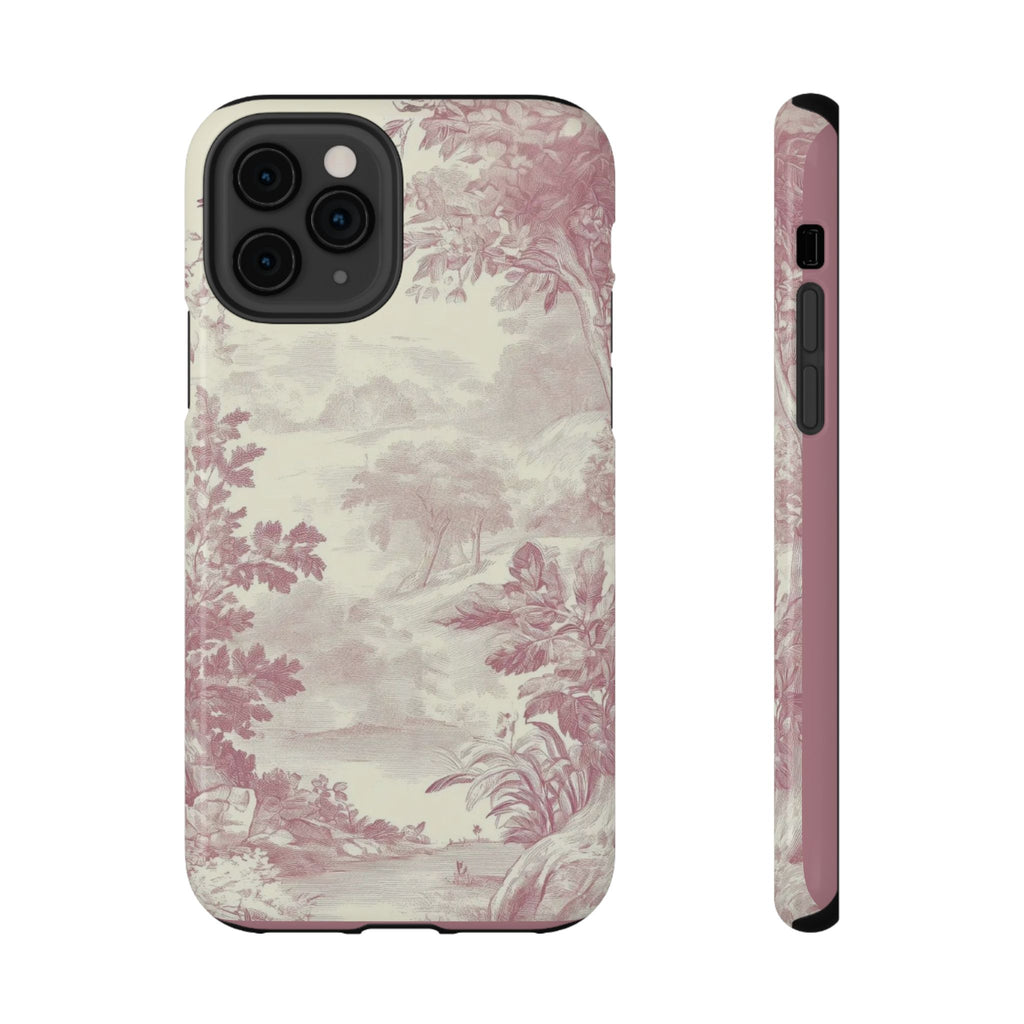 Floral Scenery Impact-Resistant Phone Case