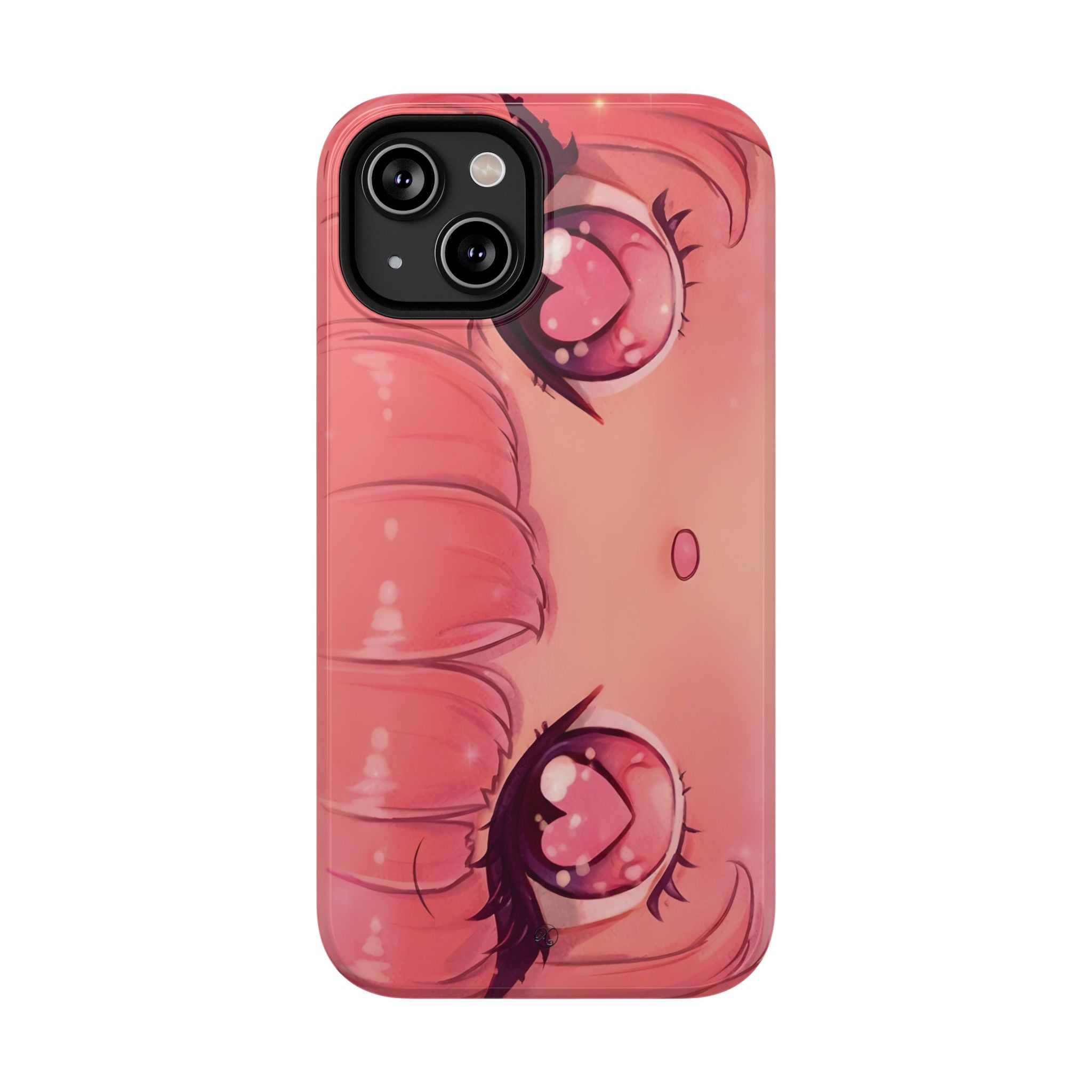 Valentine Heart-Eyes Impact-Resistant Phone Case