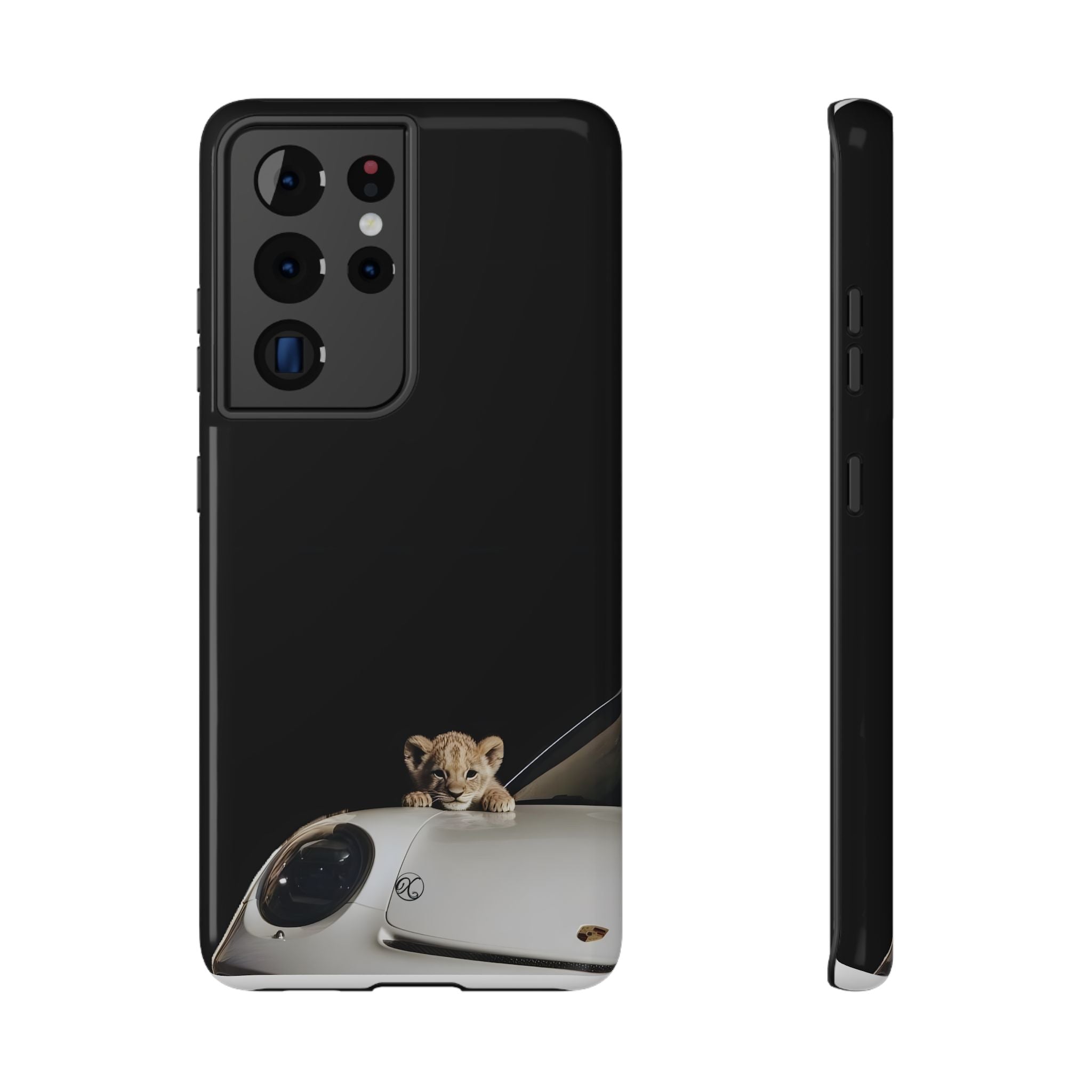 Leopard Car Impact Resistant Phone Case— Protective Slim Shockproof Cover