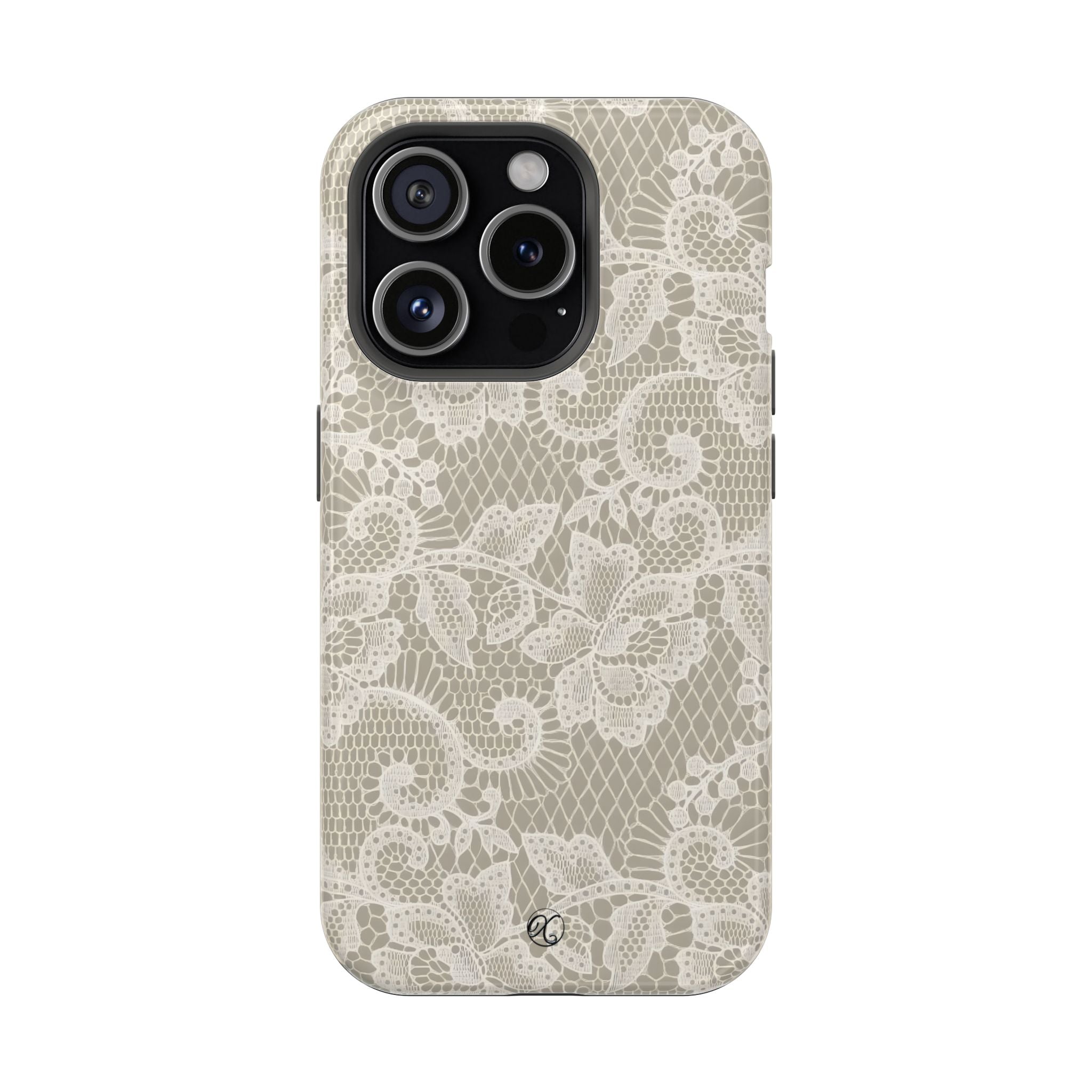 Lace Floral Impact-Resistant Phone Case
