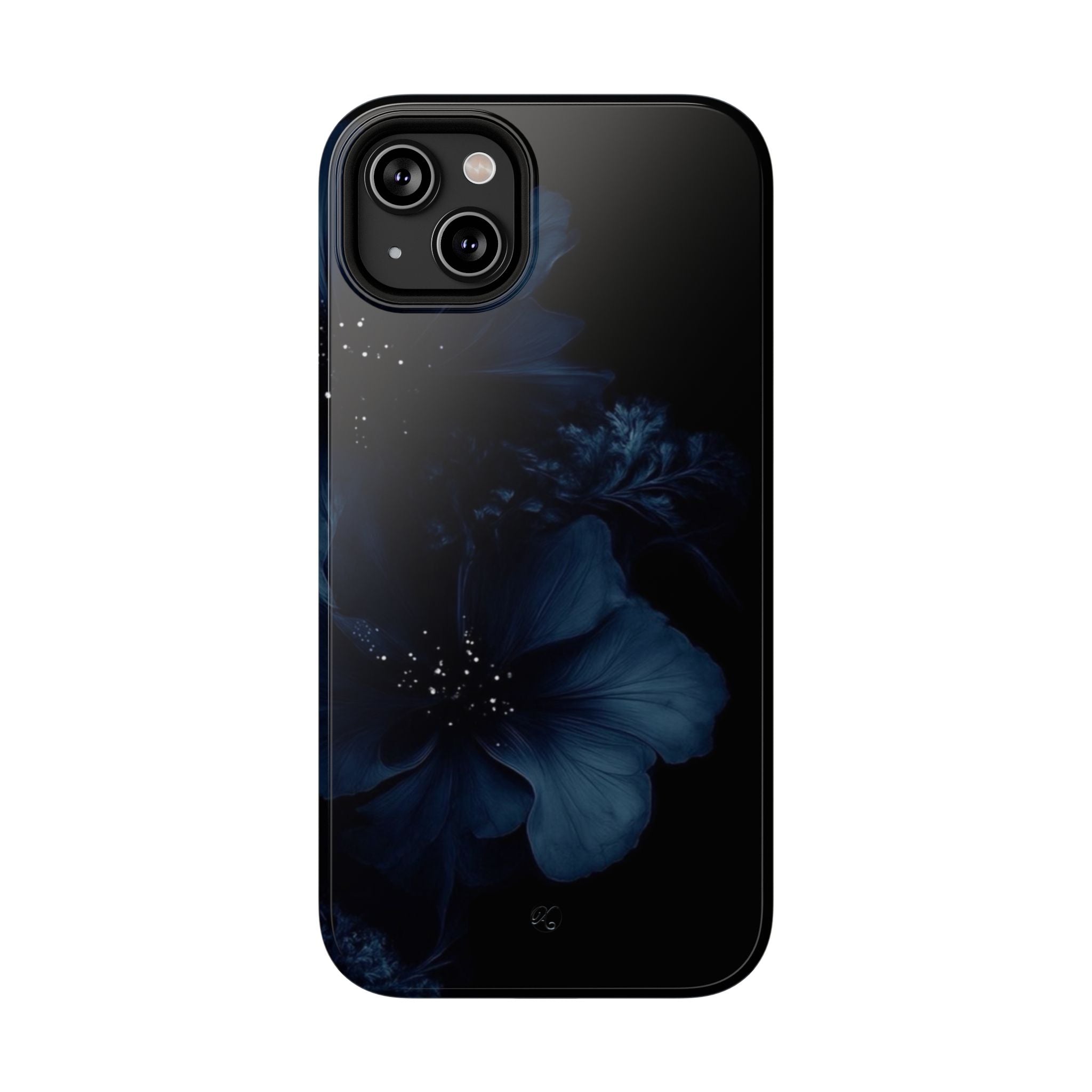 Impact-Resistant Phone Case — Midnight Floral Protection